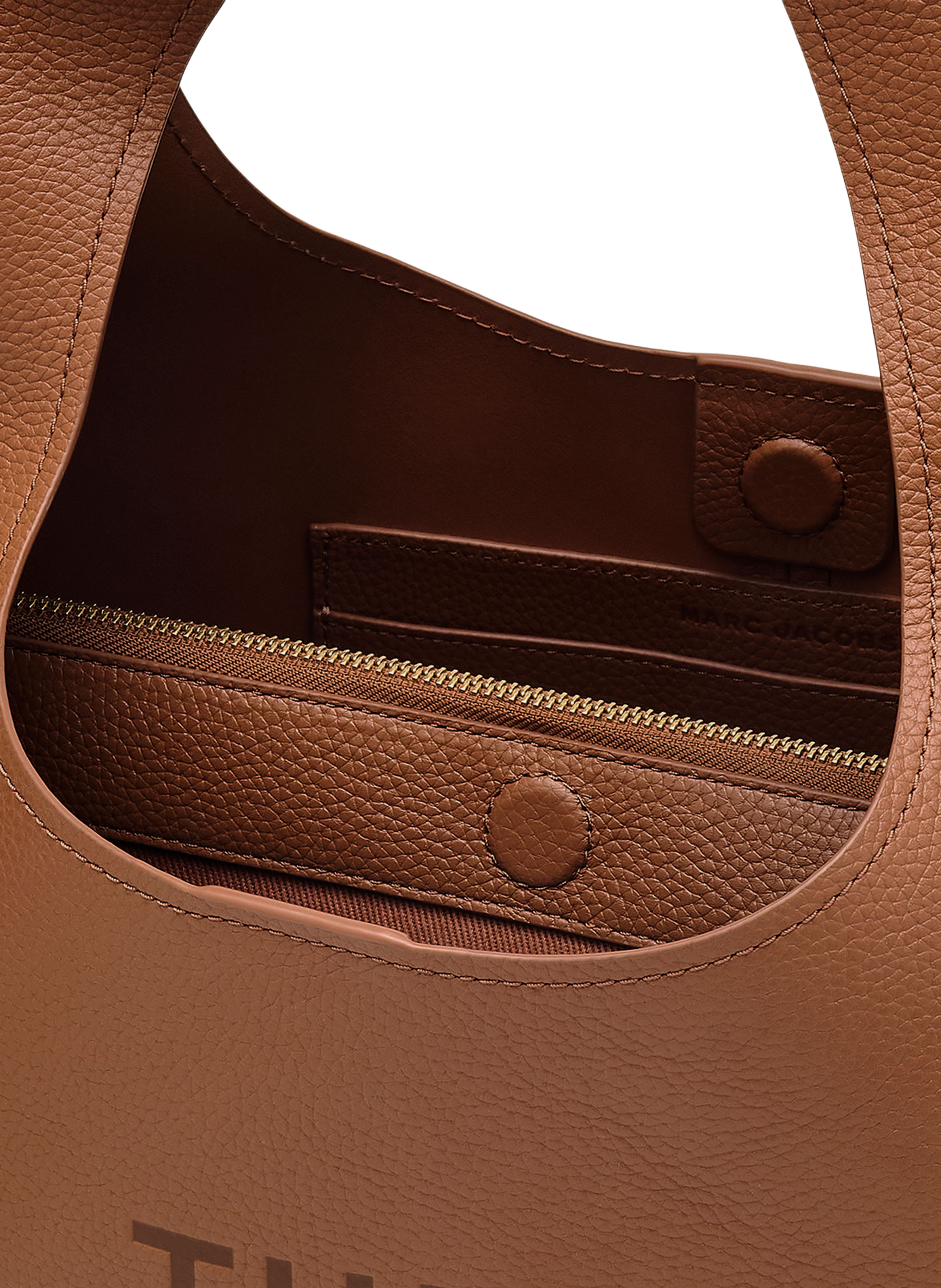 Sac à main en cuir MARC JACOBS Marron