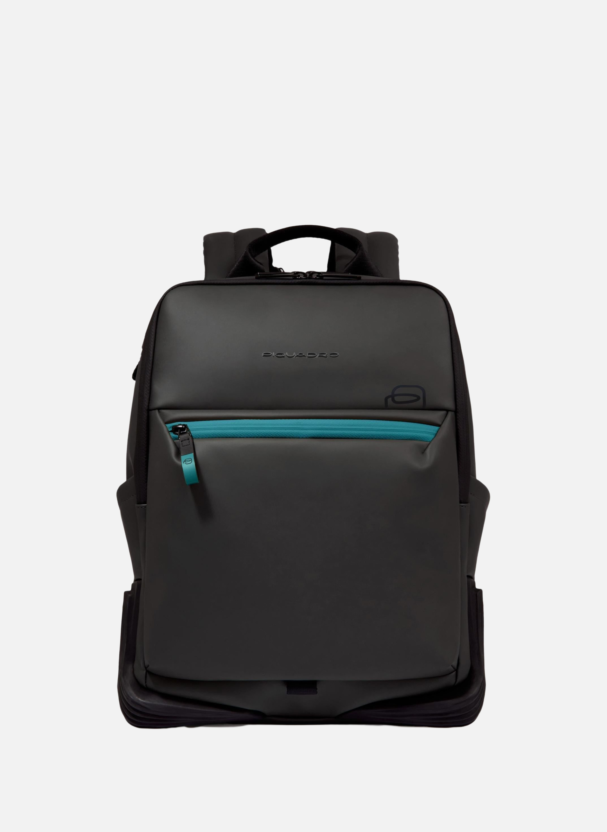 Water resistant computer 14" backpack PIQUADRO Black