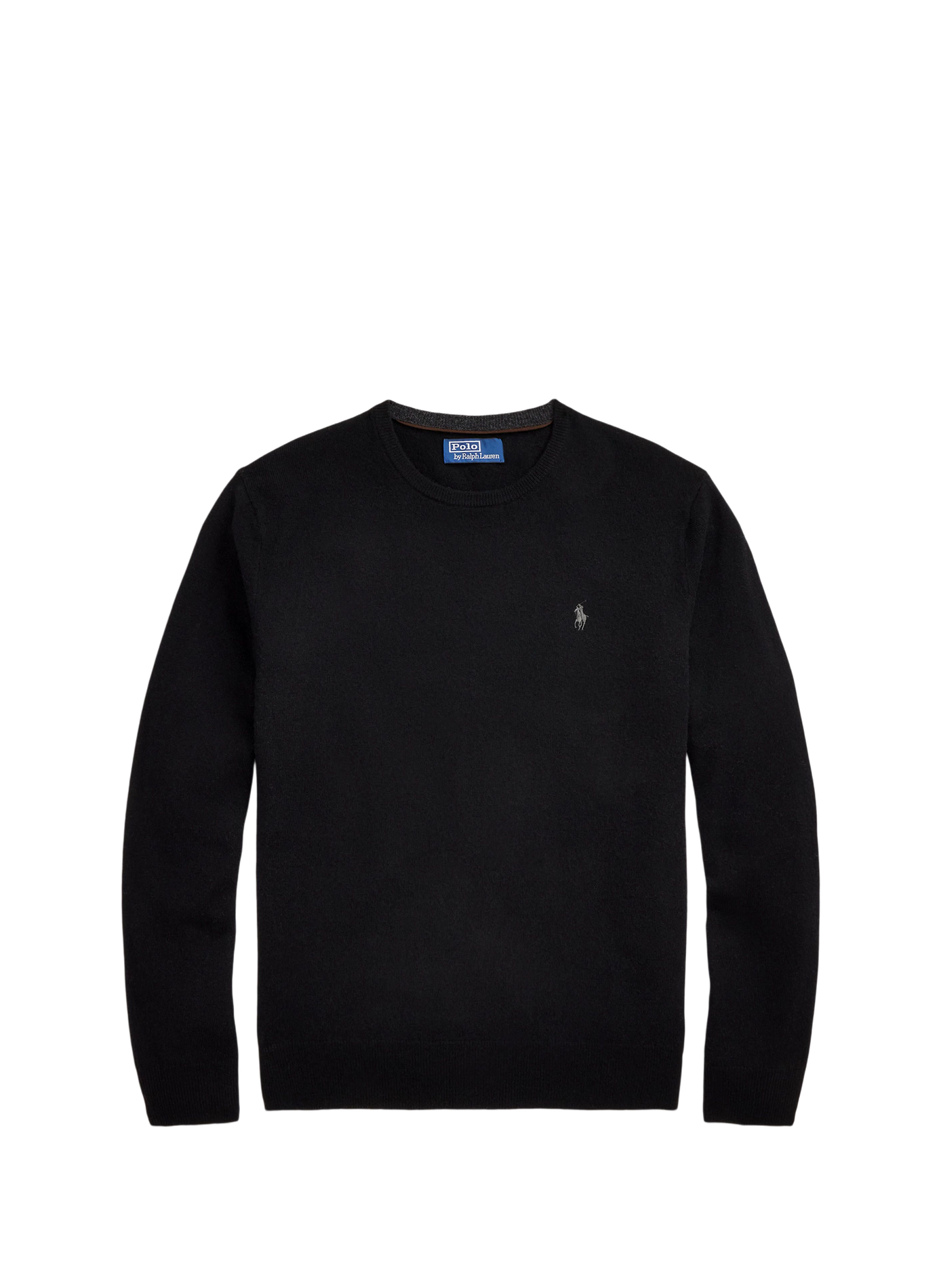 Pull col rond en laine  Polo black