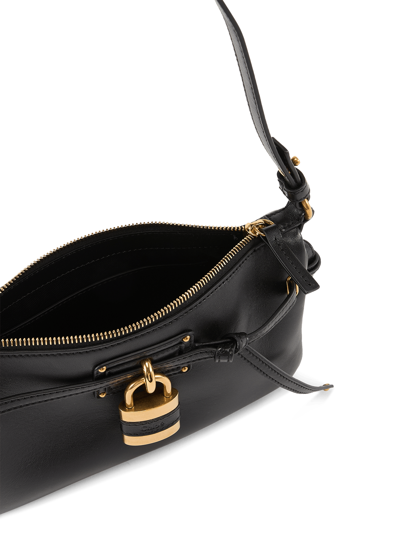 Schultertasche aus Leder CHLOÉ Schwarz