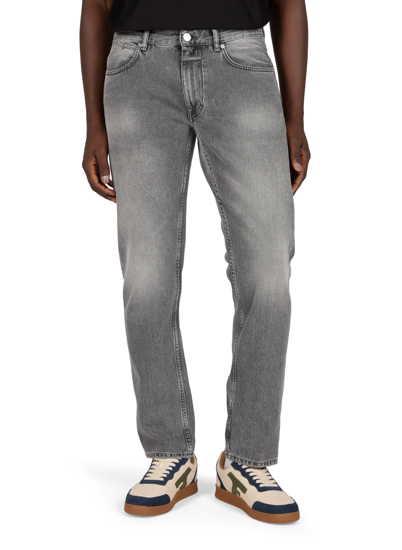 Jean regular Cooper True en denim de coton CLOSED Gris