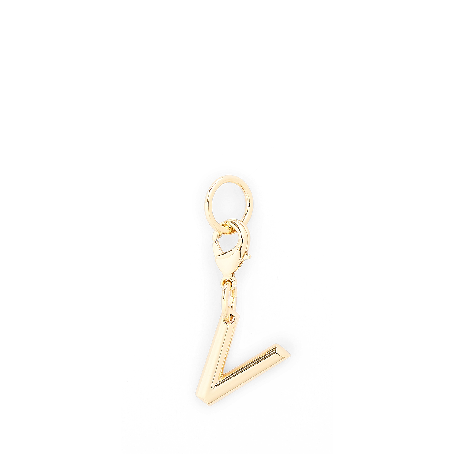 Gouden metalen Lancel-hanger — letter V. LANCEL Goud