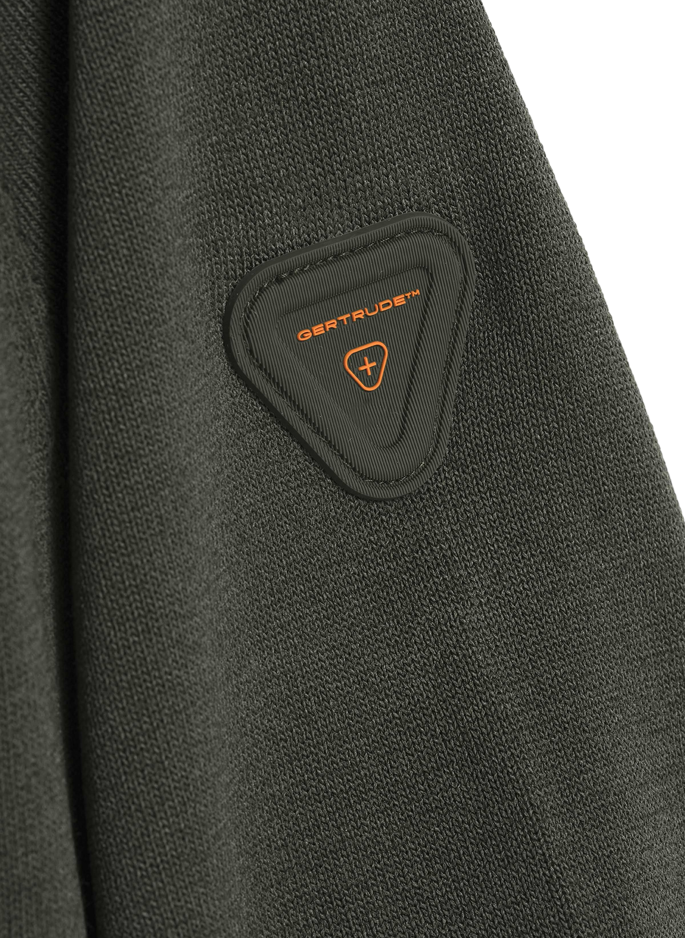 Sweat droit Al à logo  GERTRUDE Green