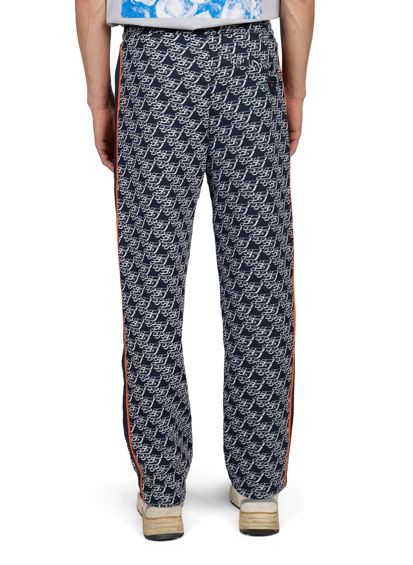 Bedruckte Mats-Trainingshose GERTRUDE Blau