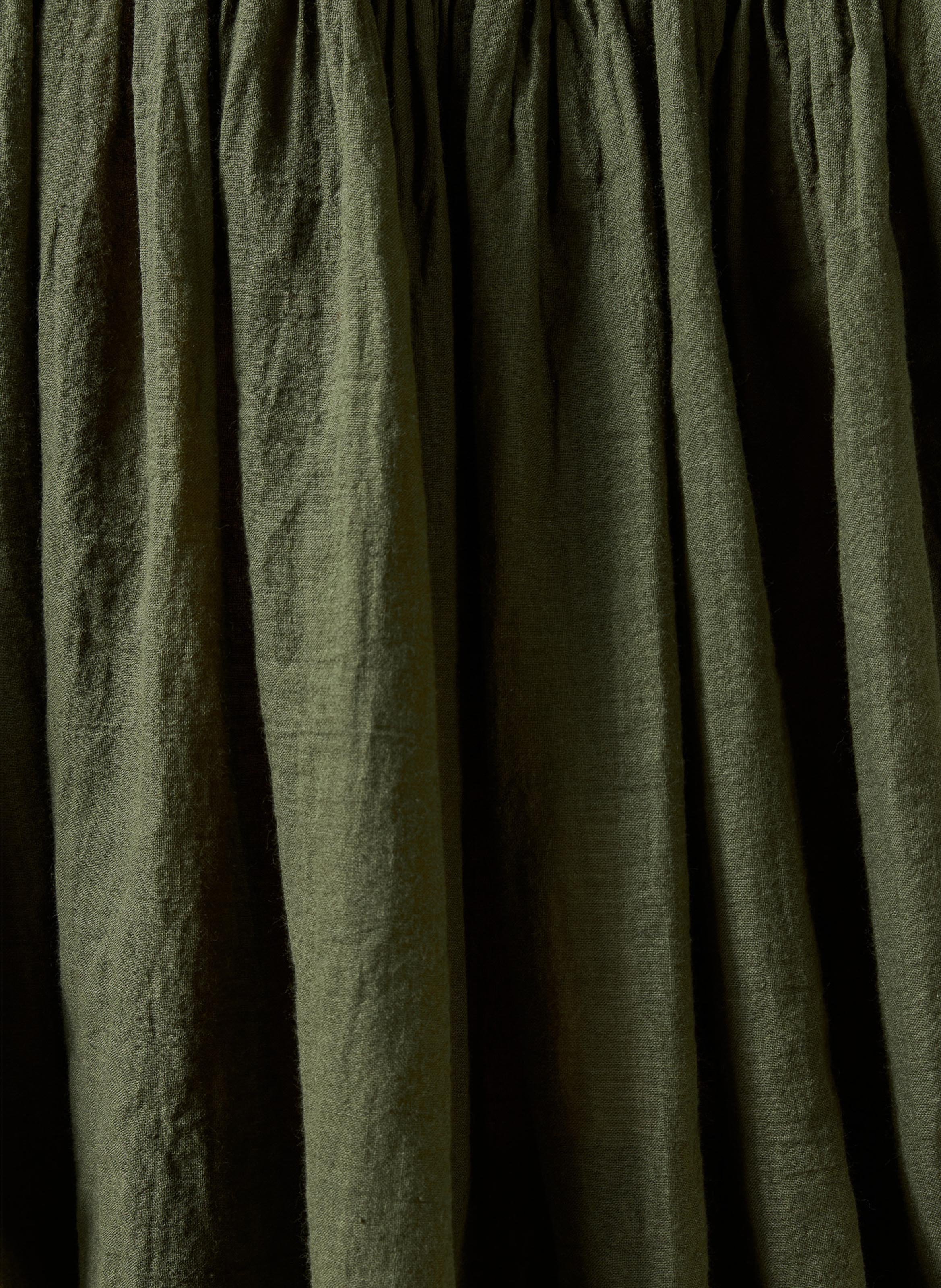Oversized katoenen overhemd LA FEE MARABOUTEE Groen