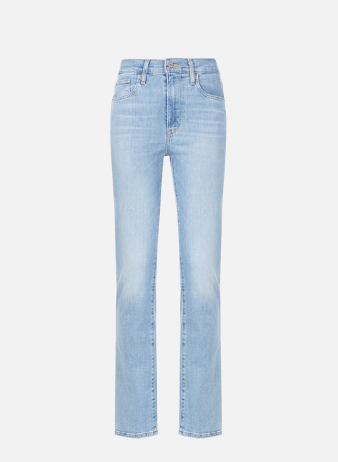 724 High-Rise Slim Straight Jeans aus Stretch-Baumwolle BlauLEVI'S 