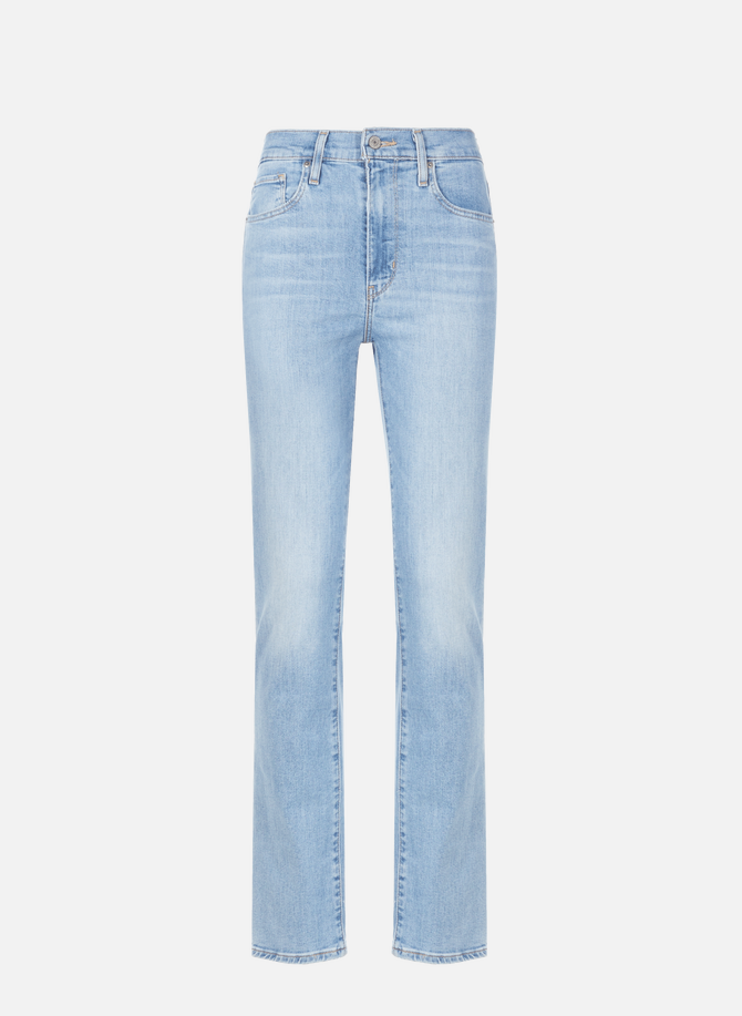 724 High-Rise Slim Straight Jeans aus Stretch-Baumwolle LEVI'S