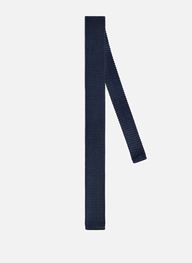 ربطة عنق حرير محبوكة مستقيمة AU PRINTEMPS PARIS