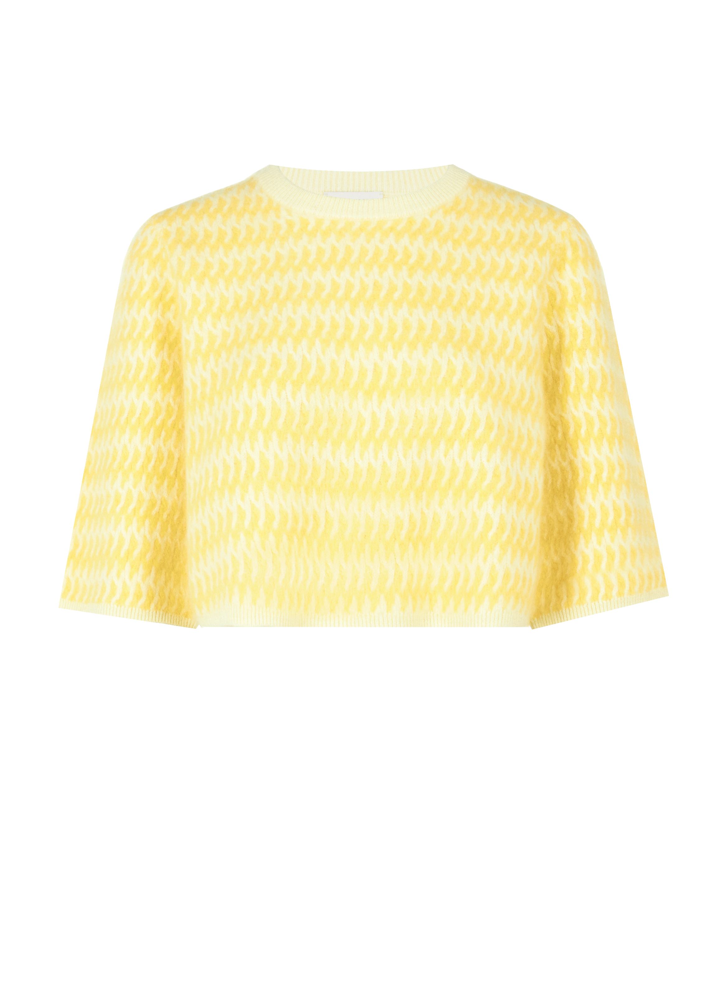 Pull court en cachemire