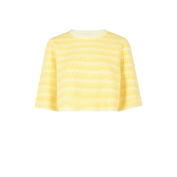 Pull court en cachemire