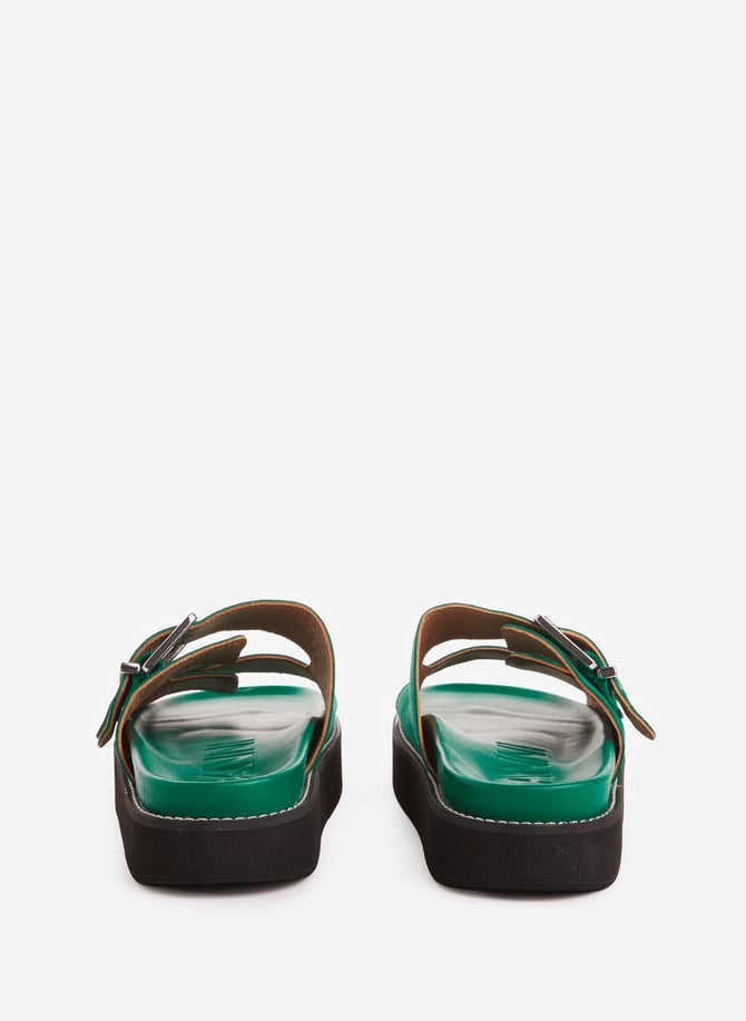 Sandales top plateforme continue