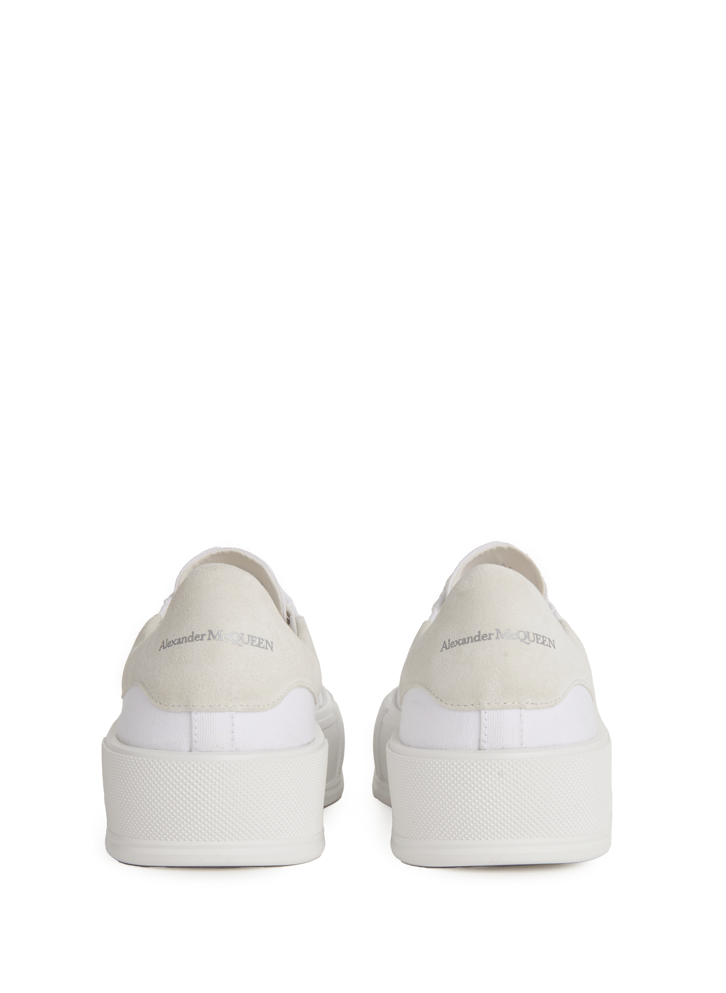 Baskets Deck tissées  ALEXANDER MCQUEEN Blanc