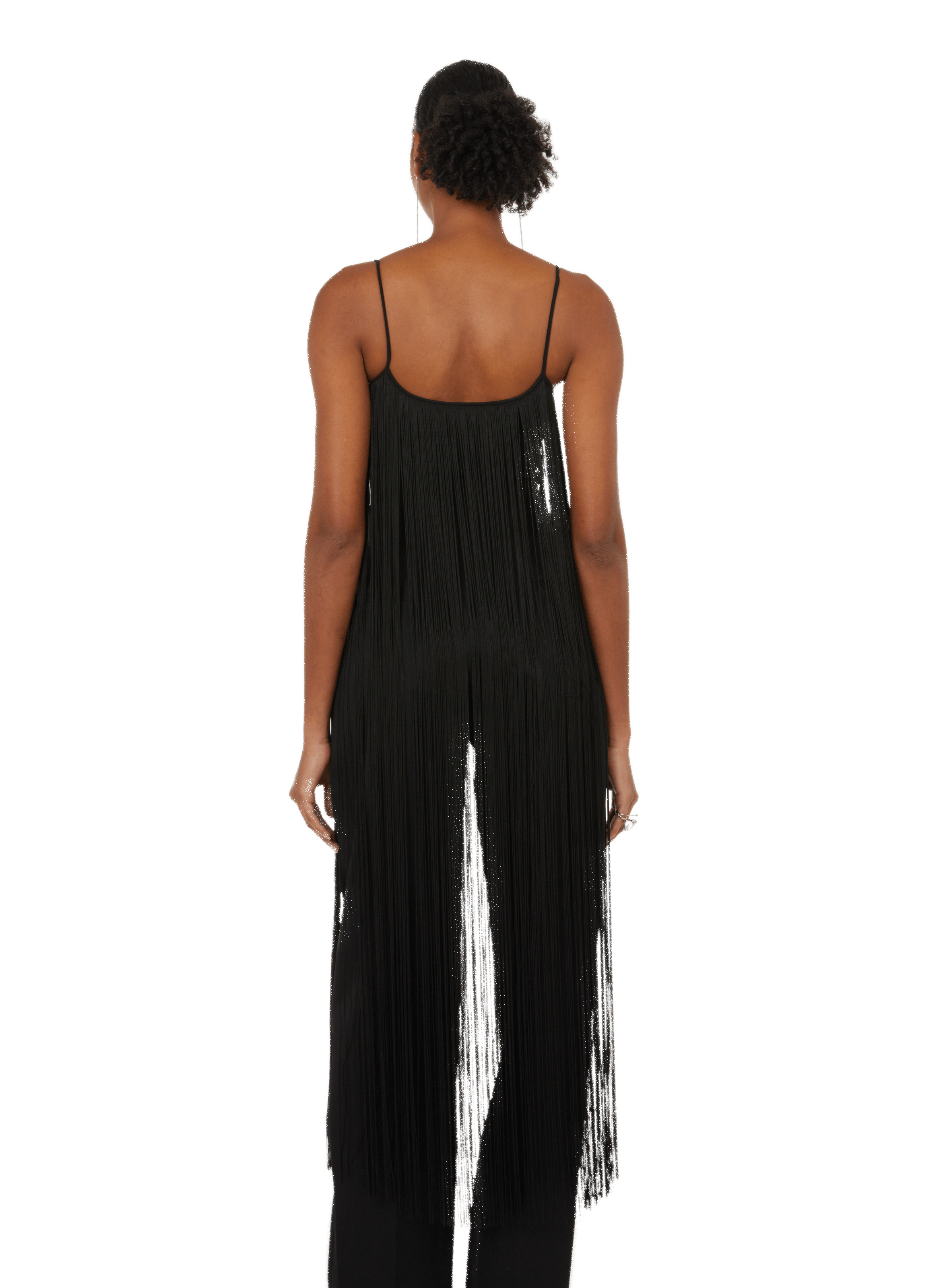 Fringed top  ALEXANDER WANG Black
