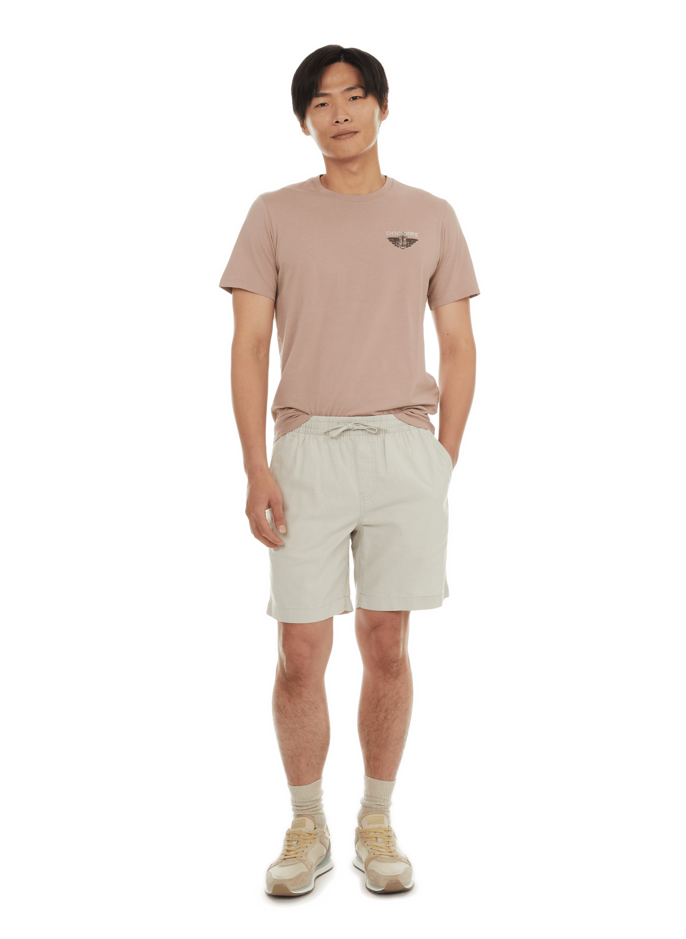 Plain shorts Beige