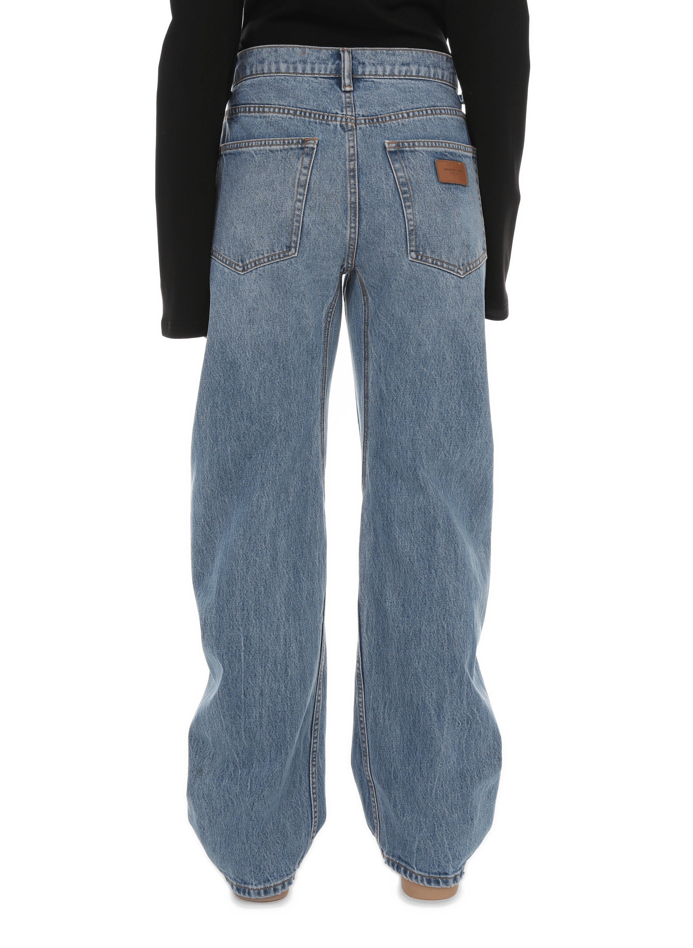 Jean Curved  ALEXANDER WANG Bleu