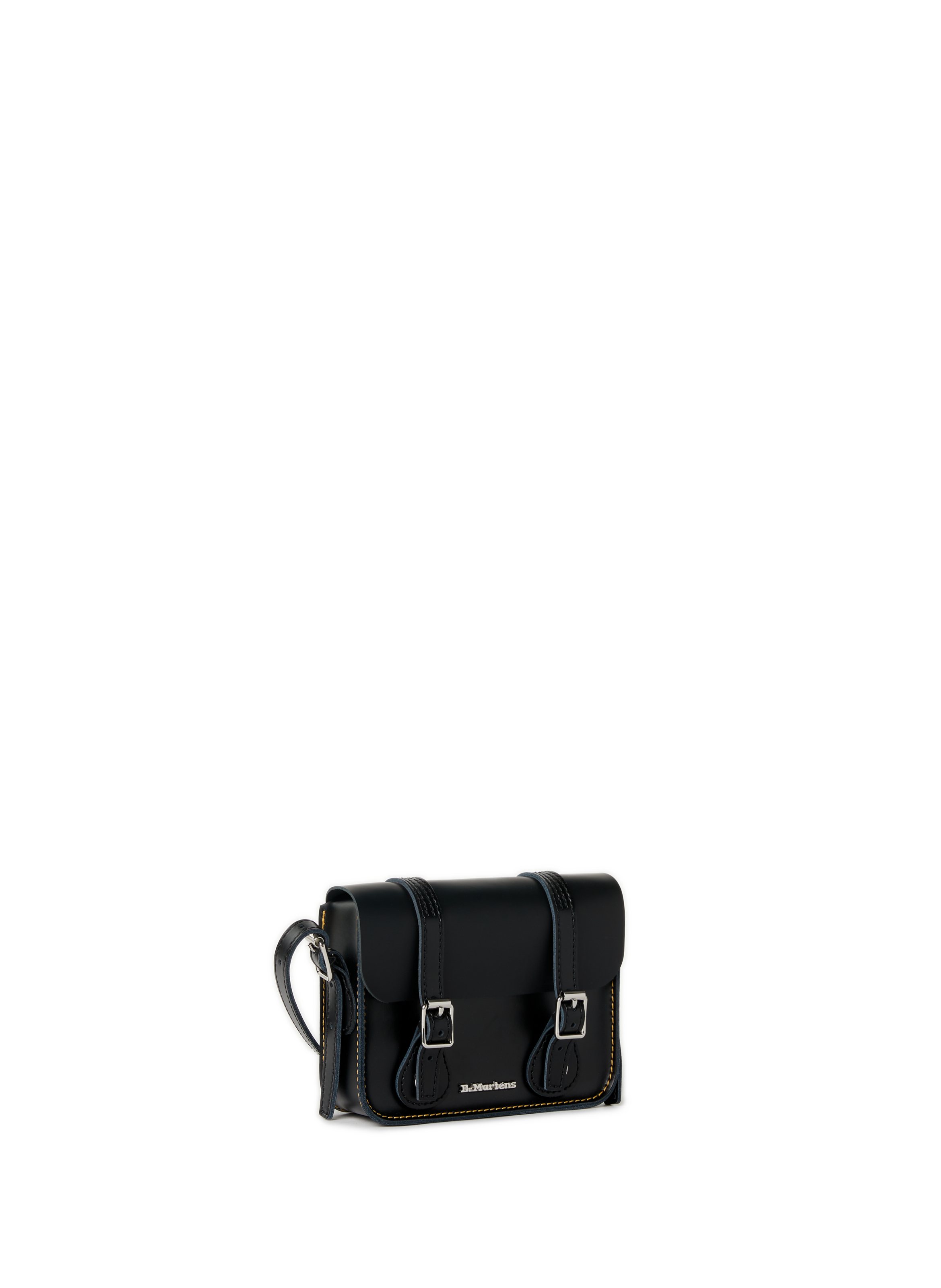 Sac 7" Leather Satchel Black Kiev DR. MARTENS Noir