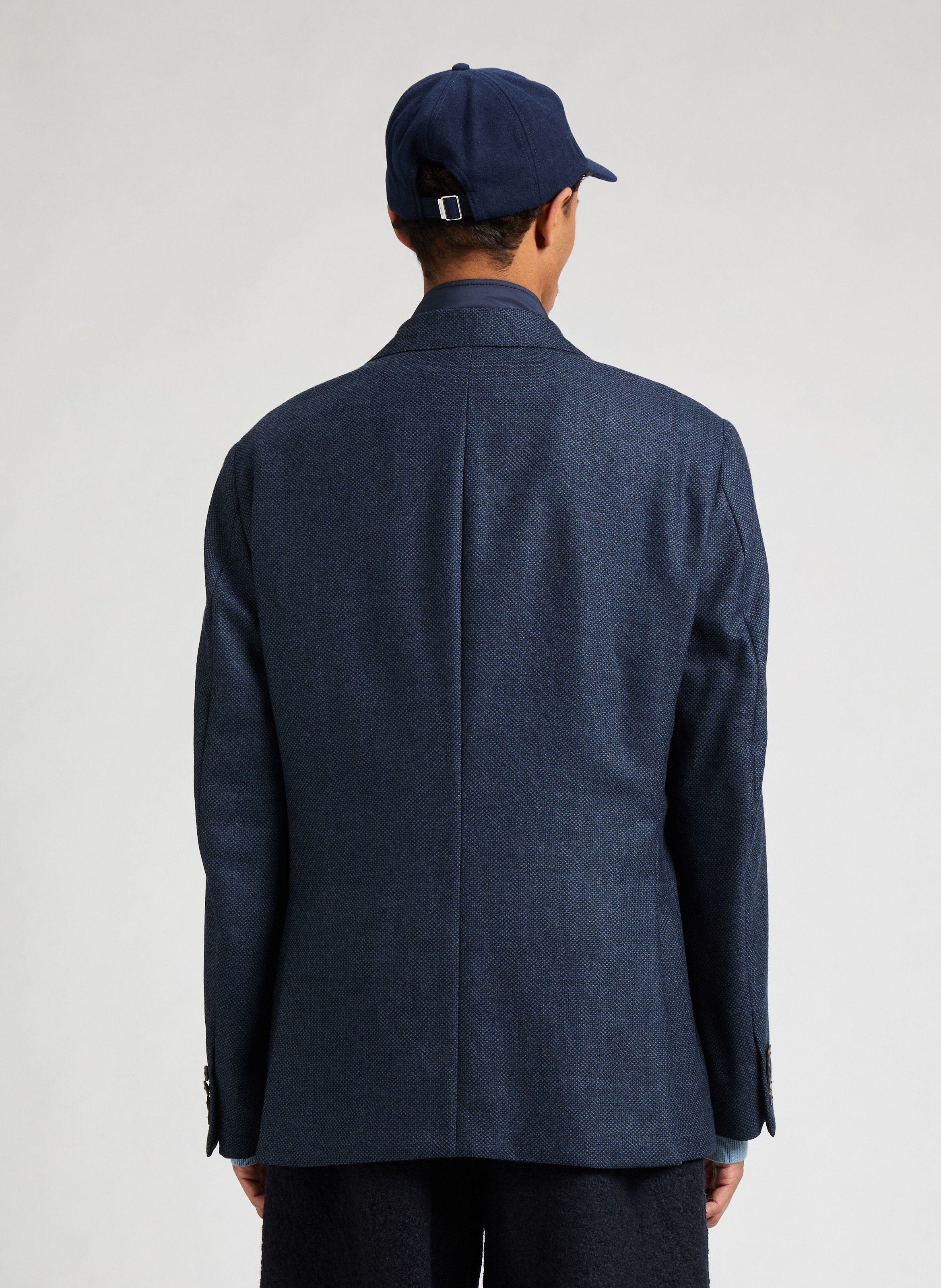 Cotton Blazer FACONNABLE Blue