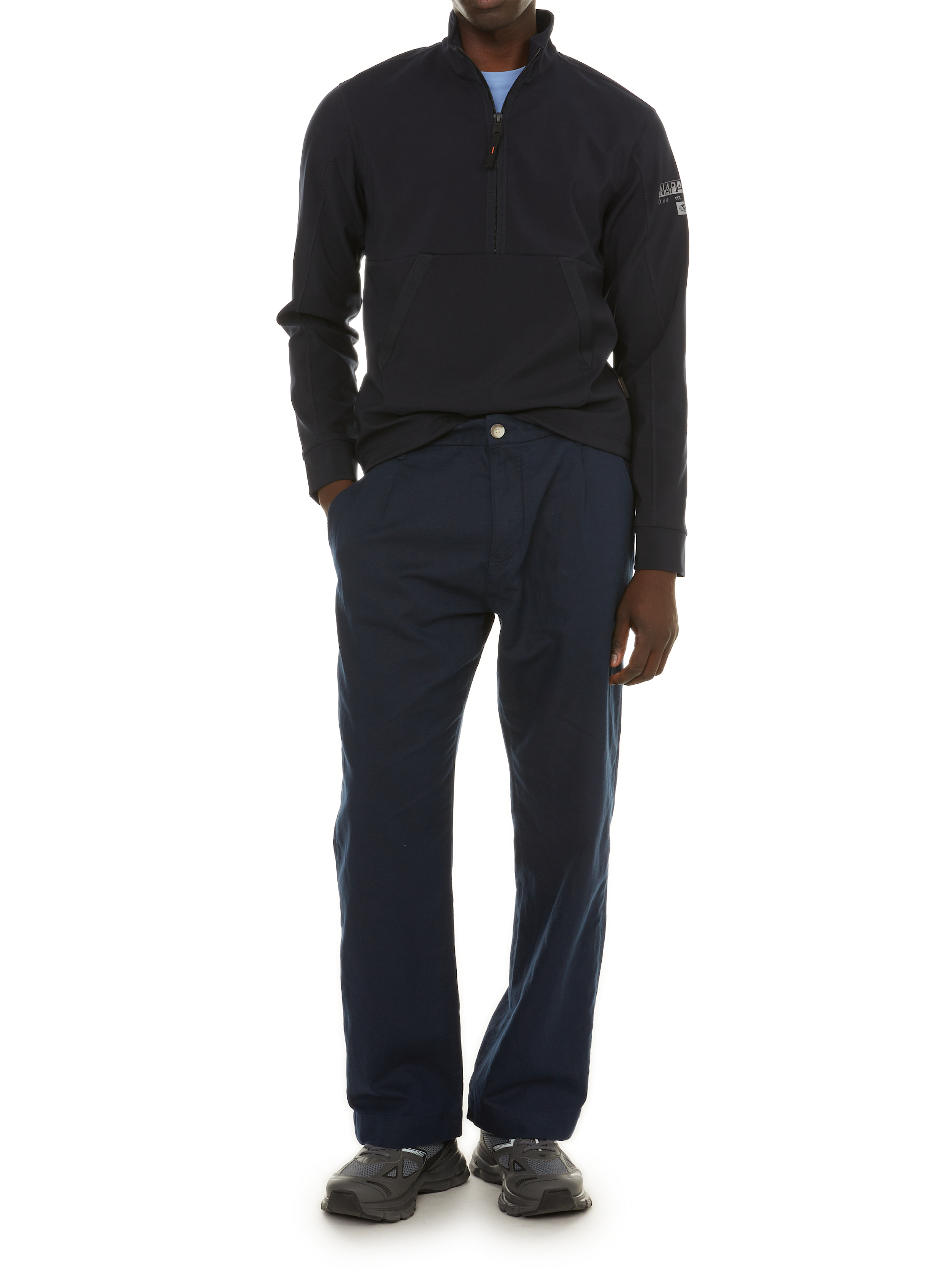 Beret en lin  STETSON Bleu