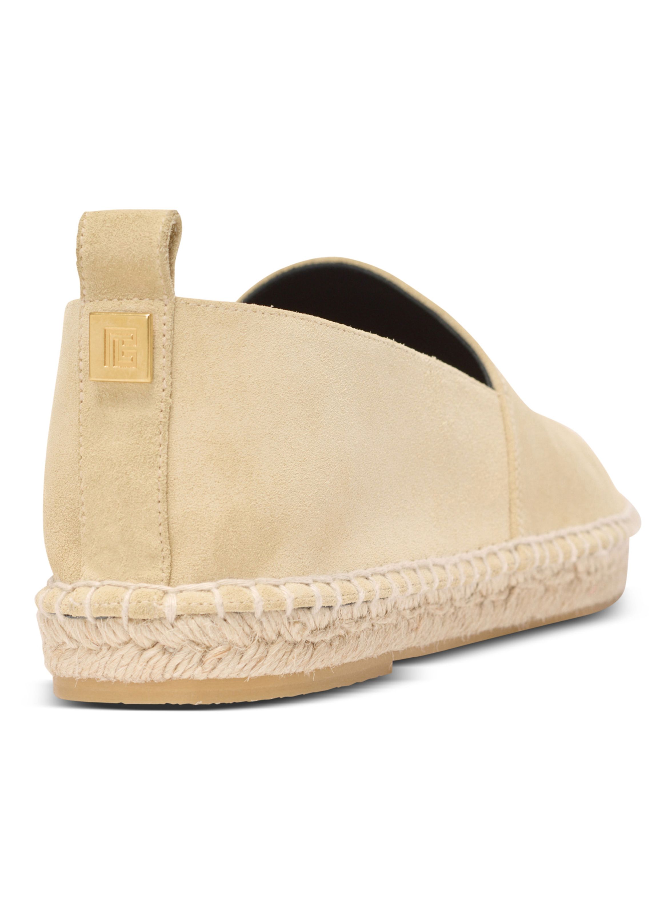 Espadrilles en daim BALMAIN Beige