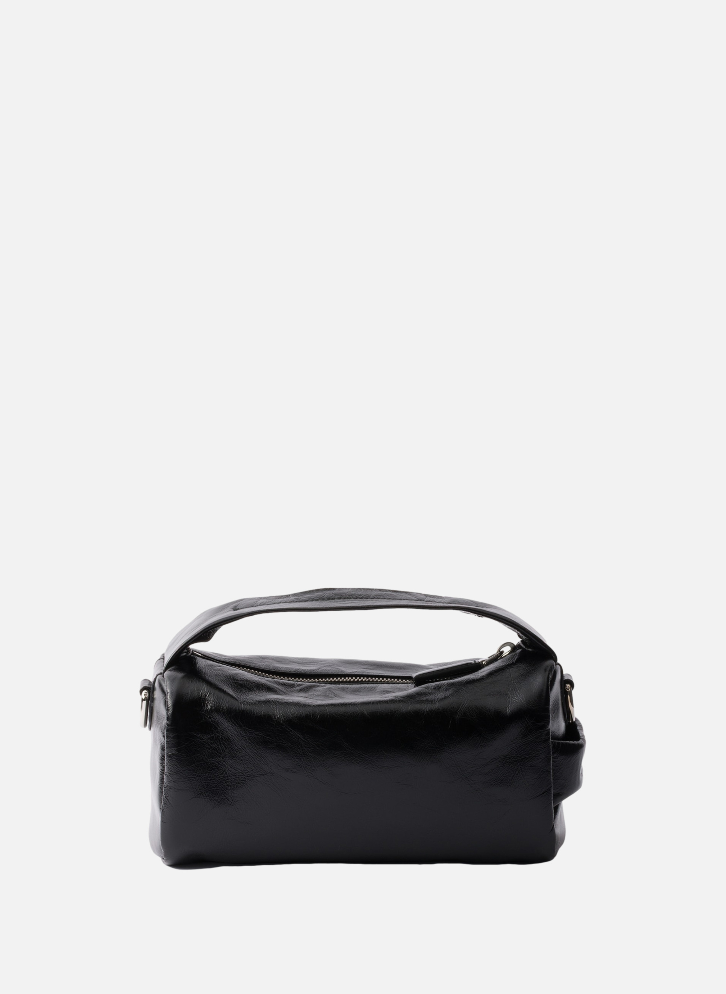 Sac à bandoulière en cuir Noir