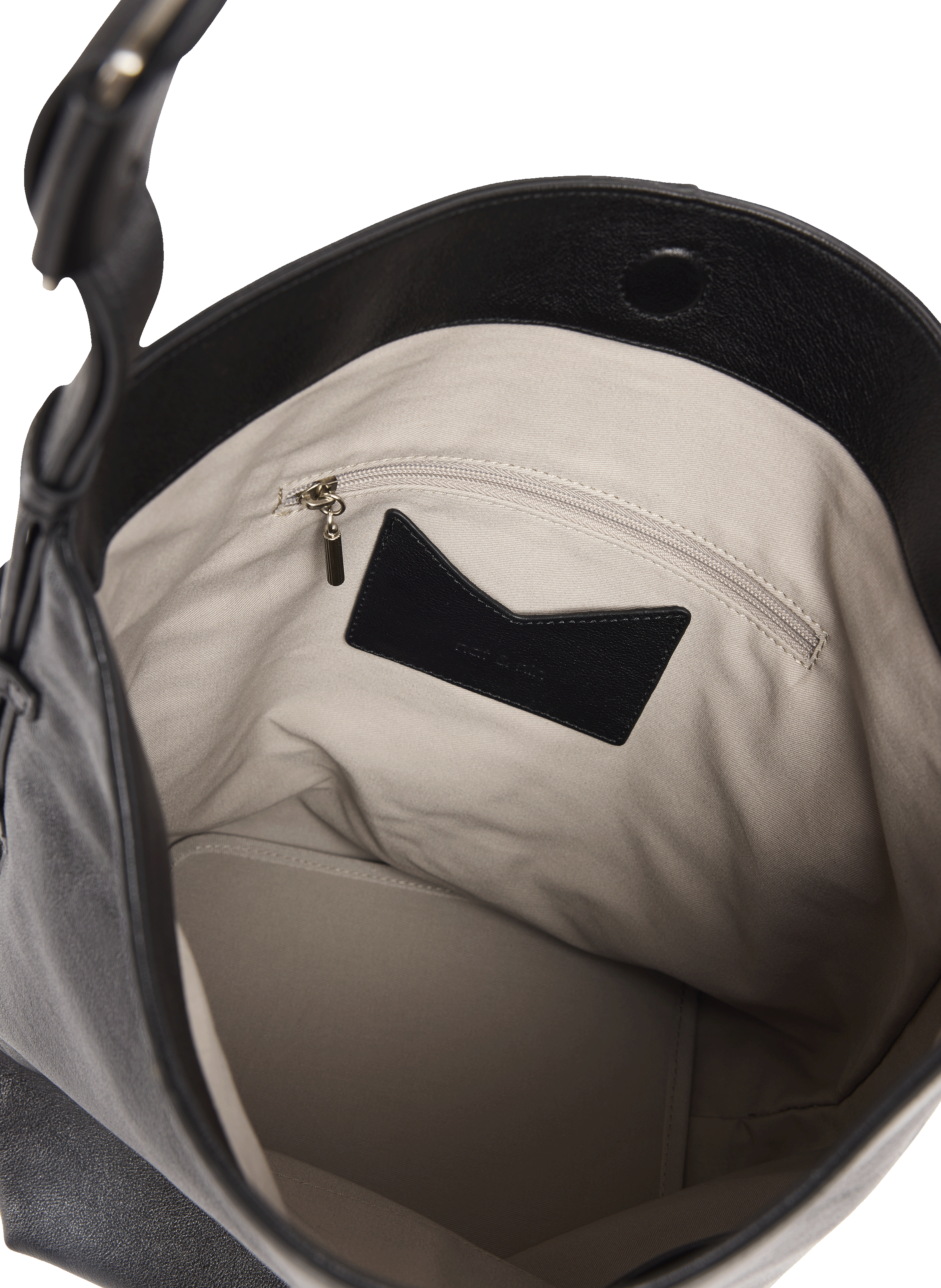 Sac épaule Nour en cuir NAT & NIN Noir