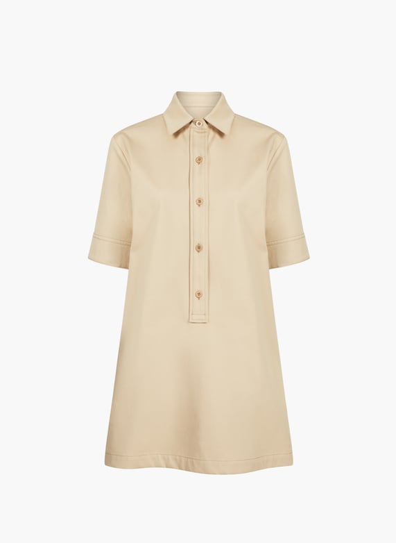 Polo short dress Beige A. P. C. - Women | Printemps.com Polo short dress Beige A. P. C. - Women | Printemps.com