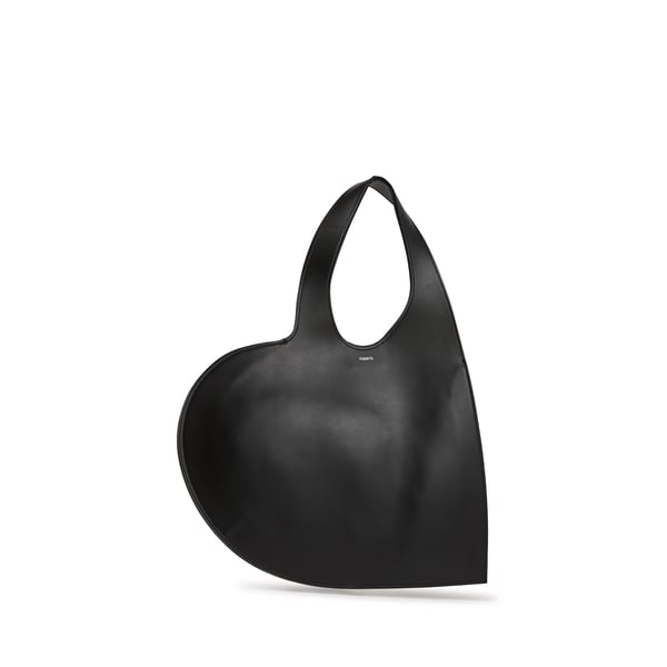 Coperni Sac Épaule Forme Coeur En Cuir In Black