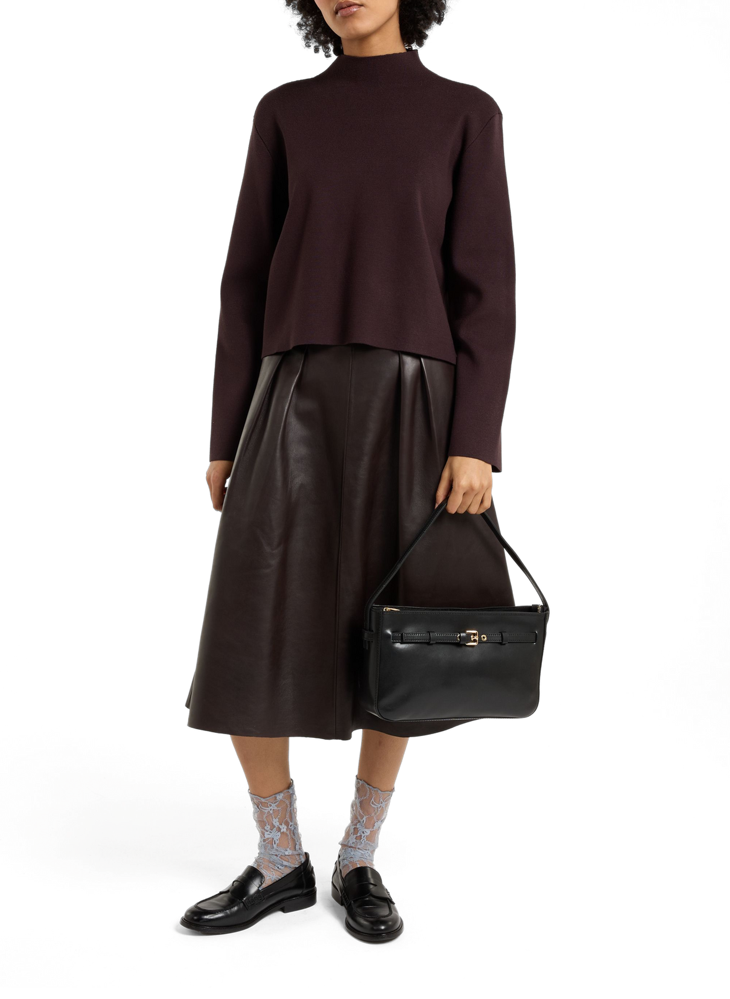 Pull Asim à col montant SAISON 1865 Marron