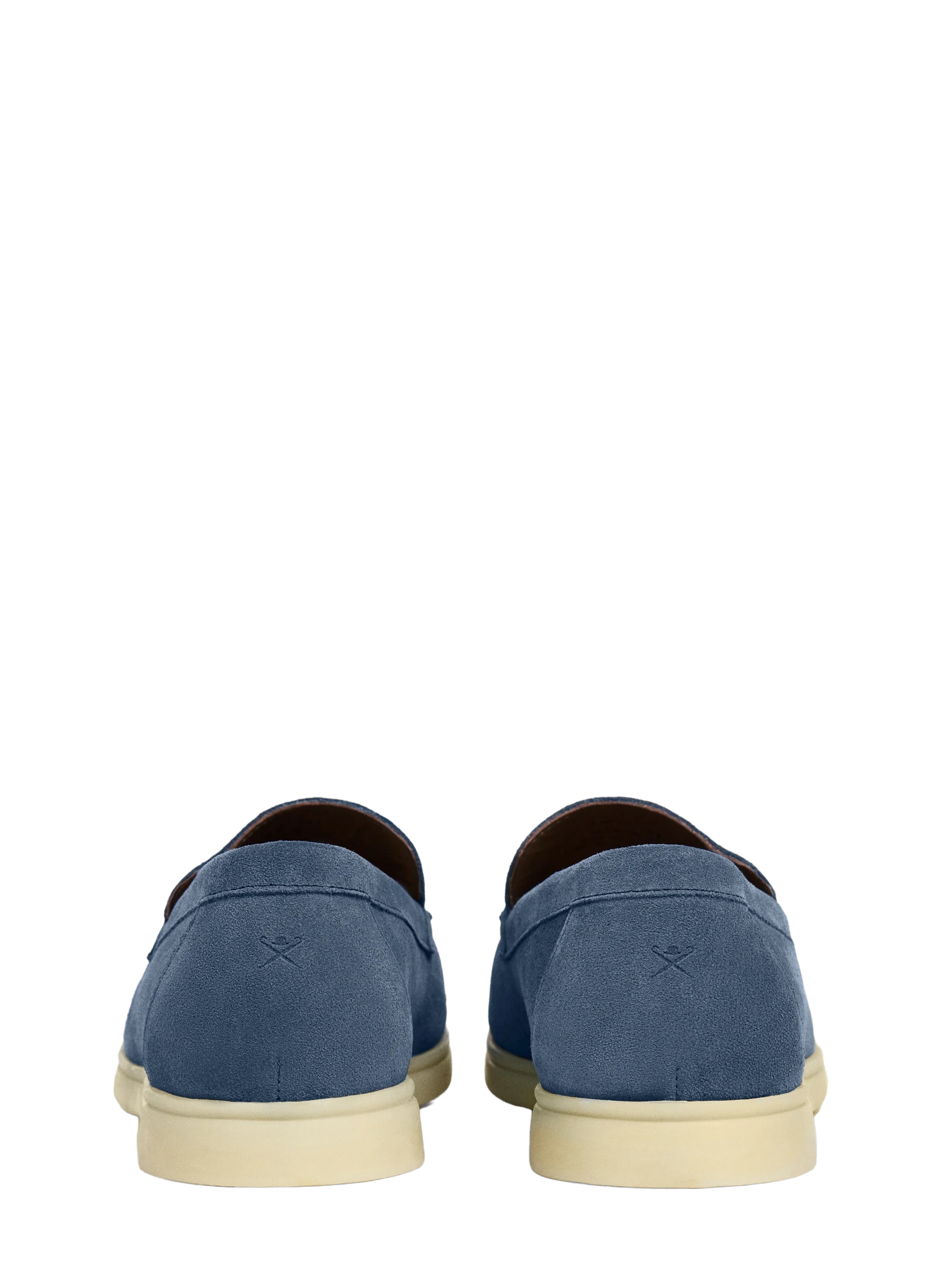 Mocassins en cuir daim HACKETT Bleu