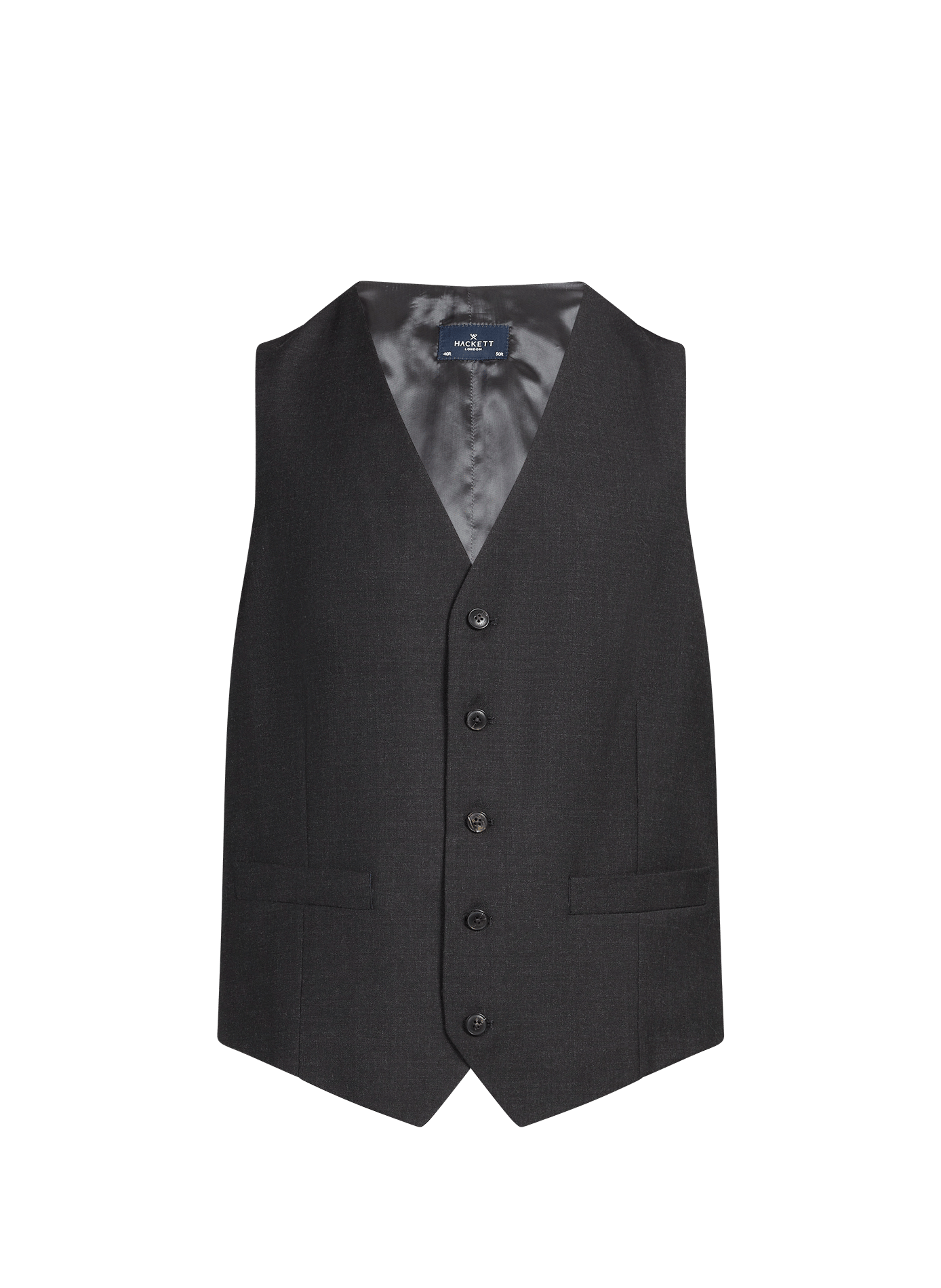 Gilet droit en laine  Grey