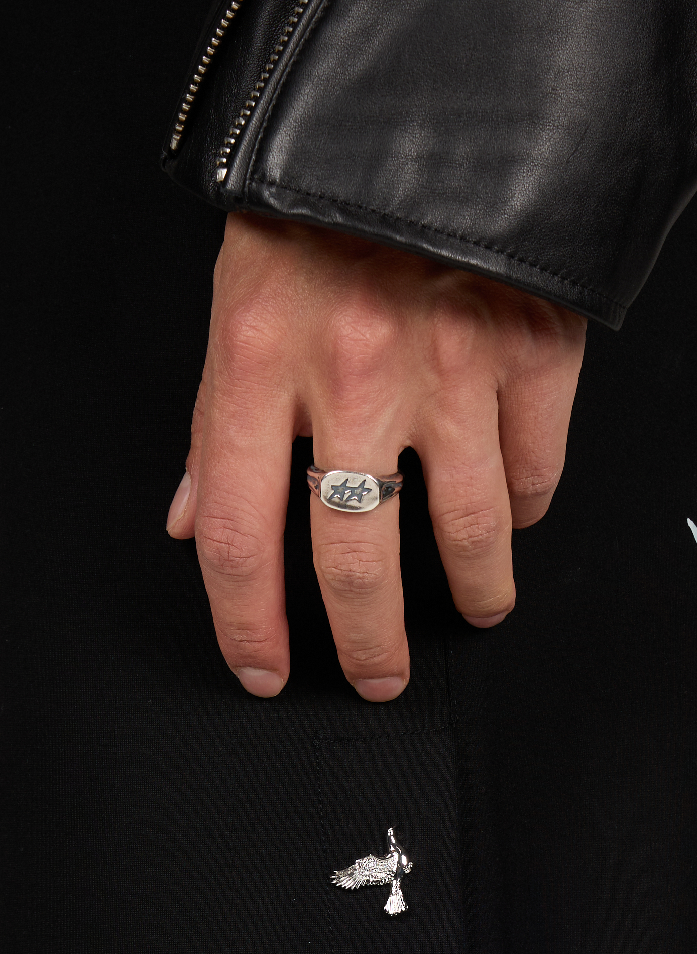 Anello Superstar Signet TWO JEYS Argento