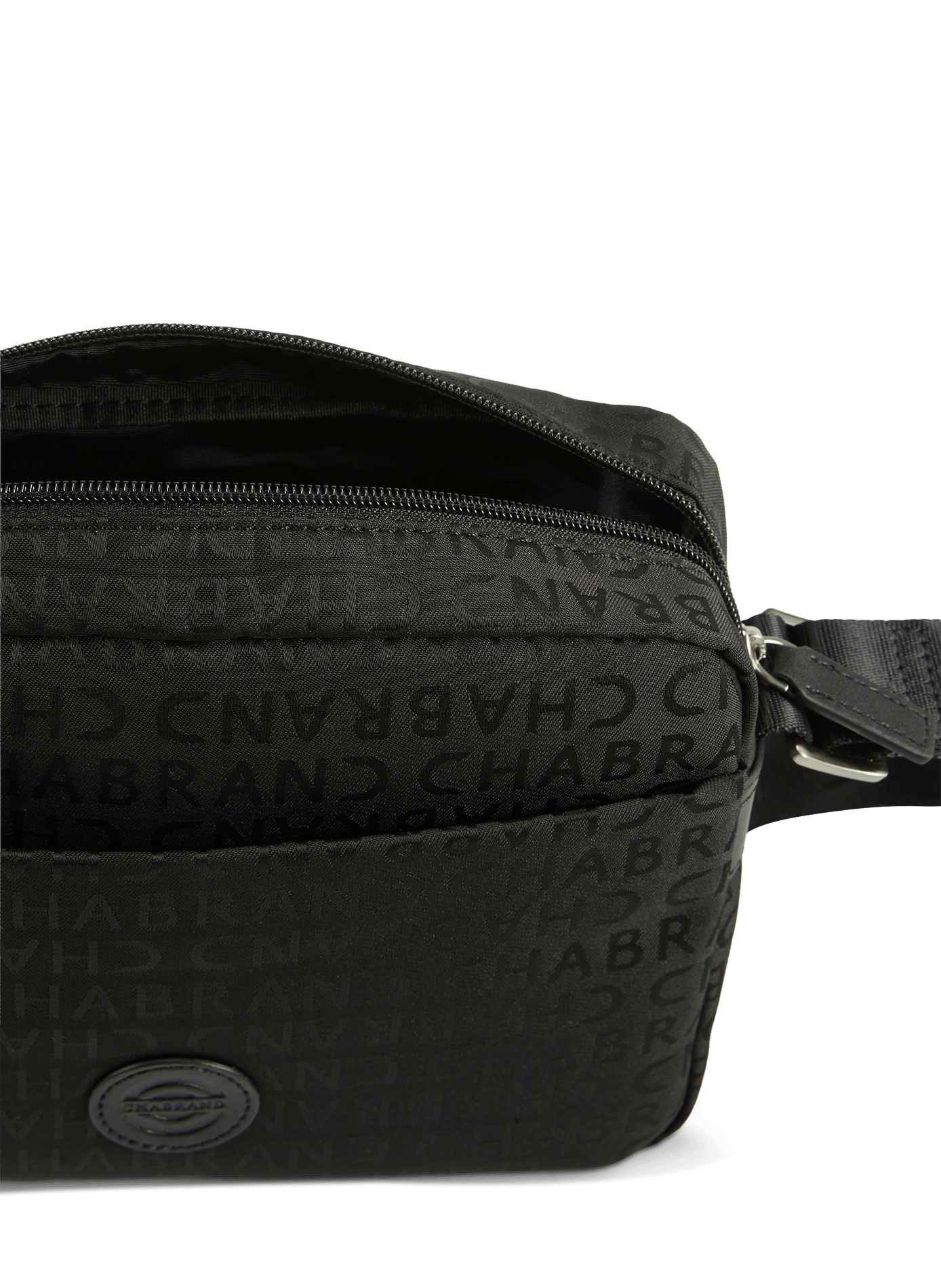 Prado shoulder bag in logo canvas CHABRAND Black