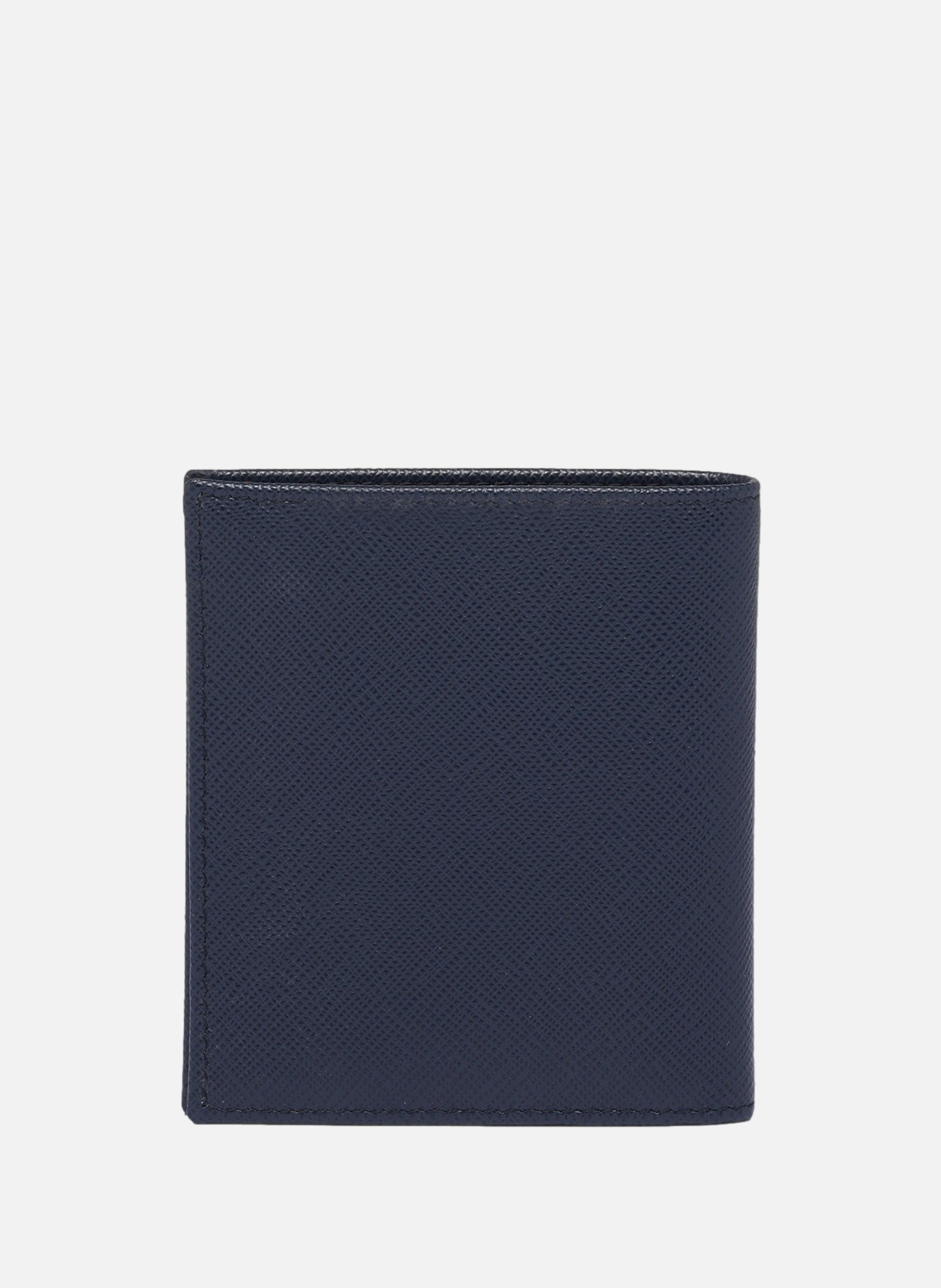 Portefeuille en cuir saffiano PRADA Bleu