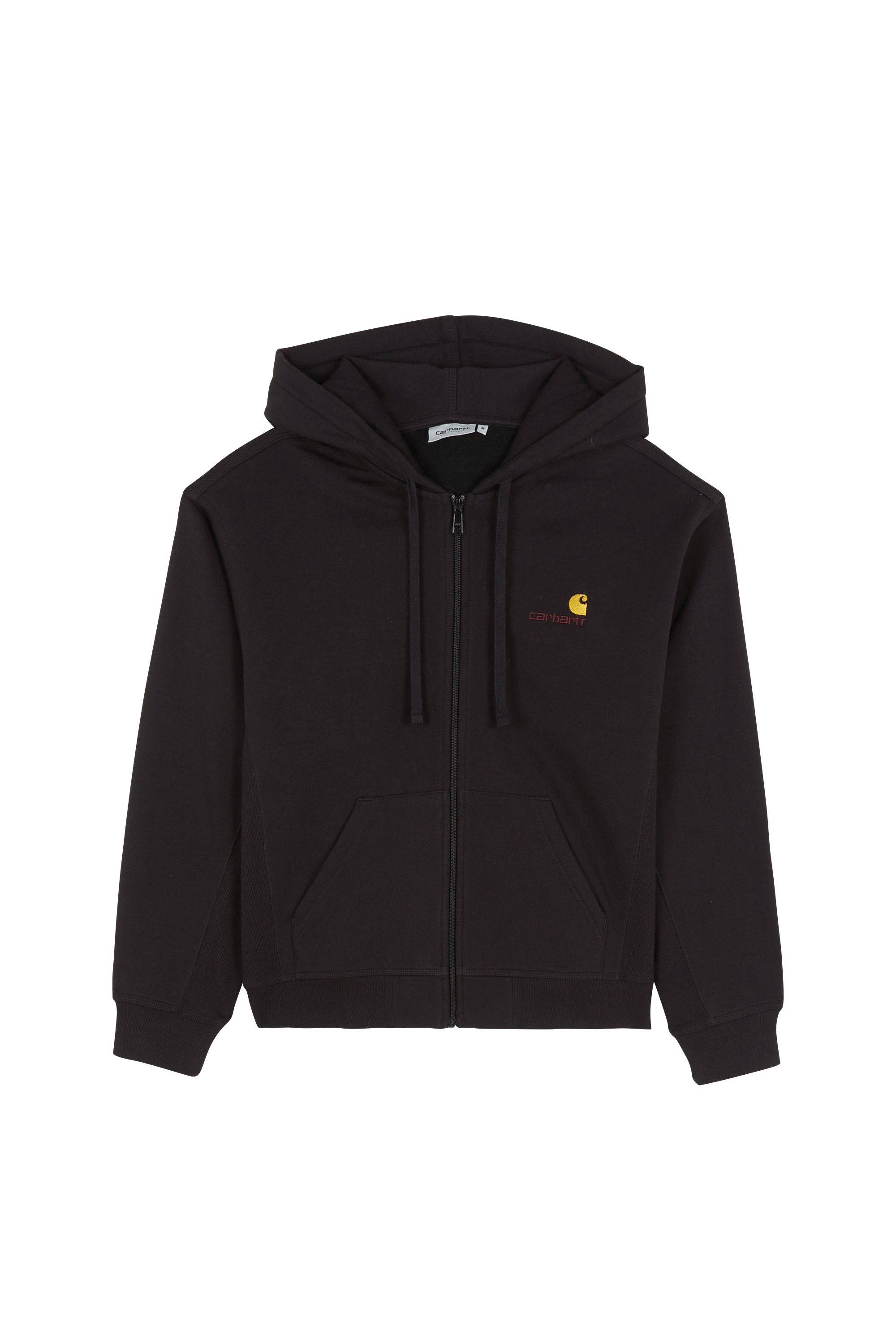 Sweatshirt zippé hooded american script CARHARTT WIP Noir