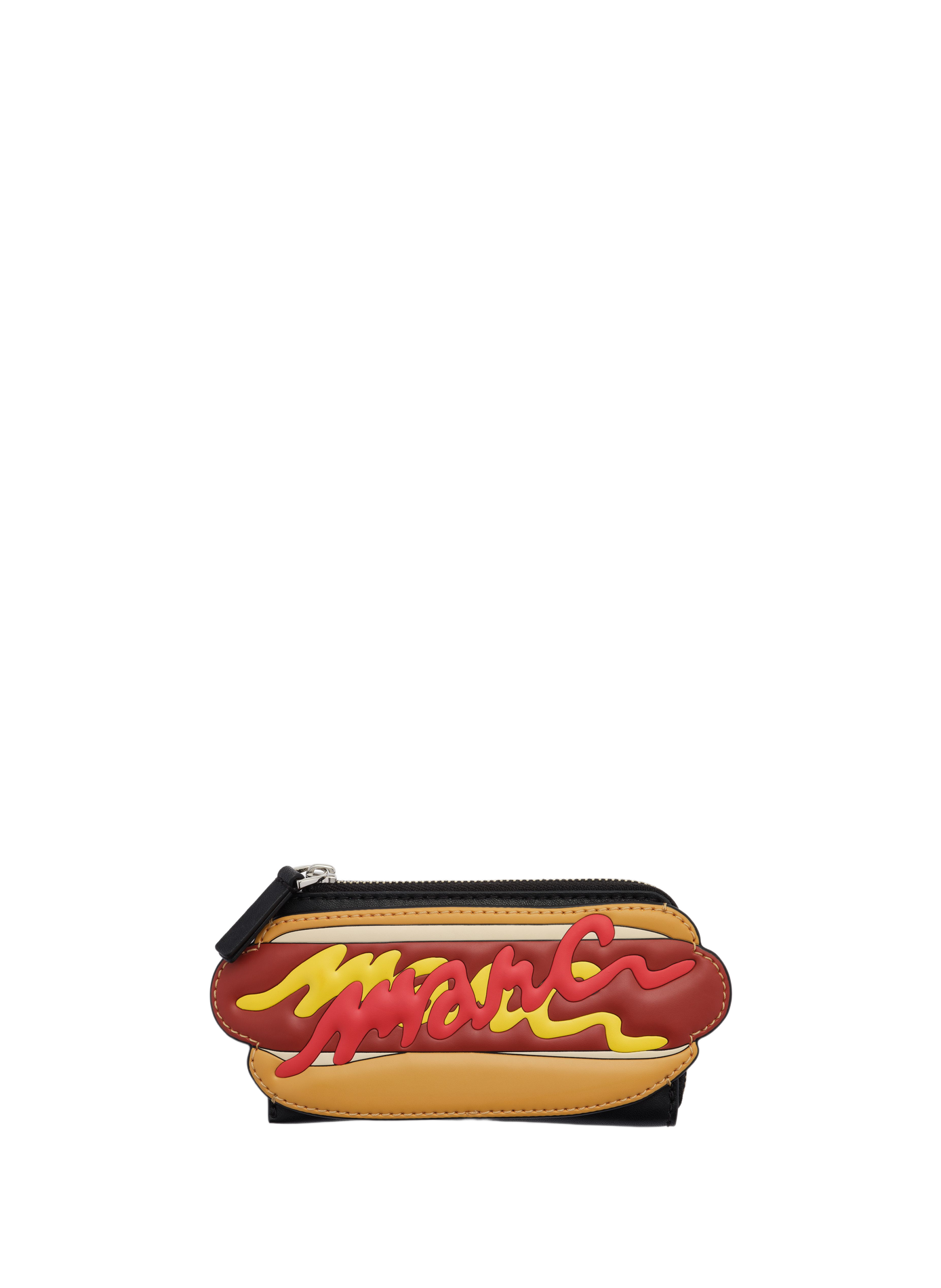 Hot Dog Top Zip Multi Wallet MARC JACOBS Black