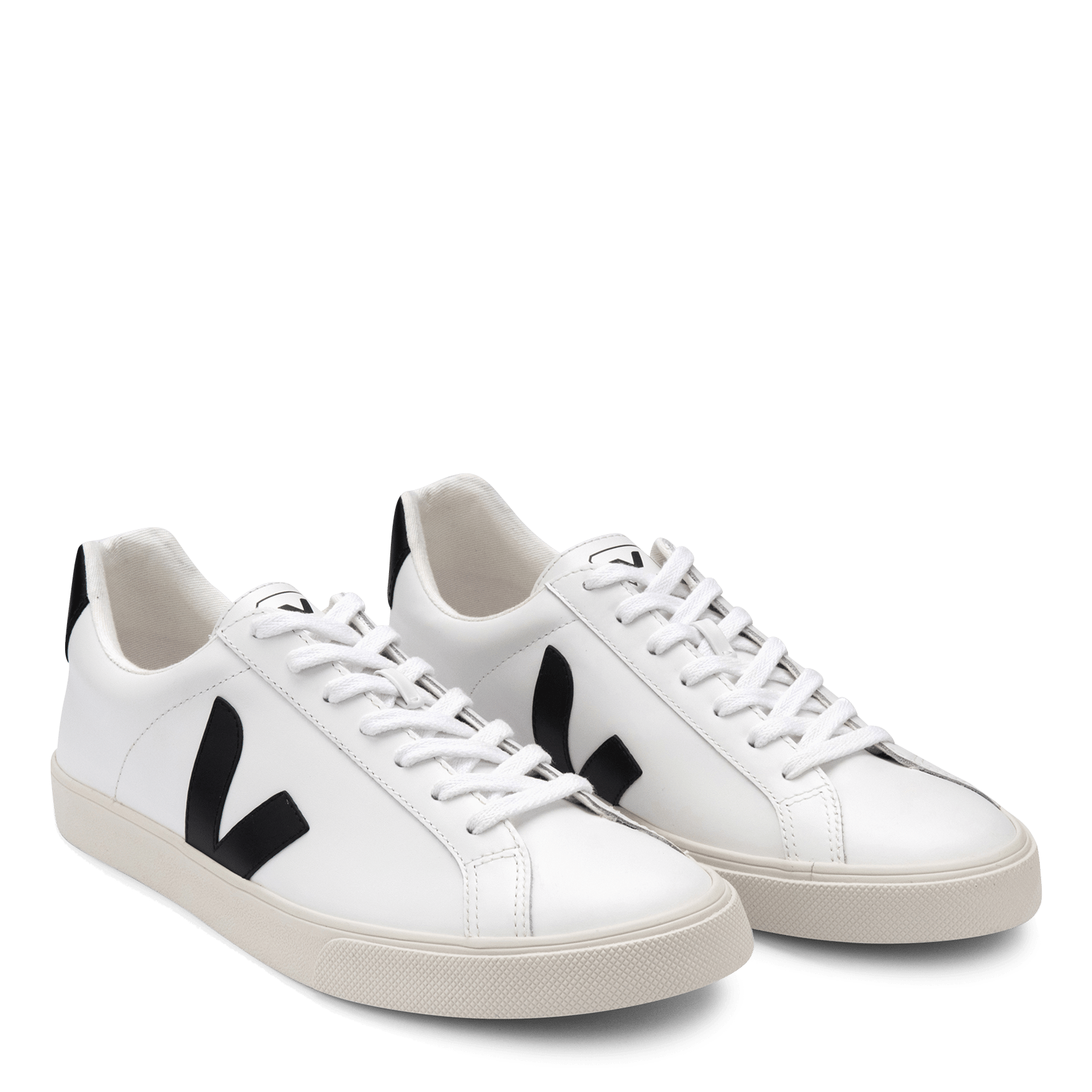 Baskets basses en cuir esplar VEJA Blanc