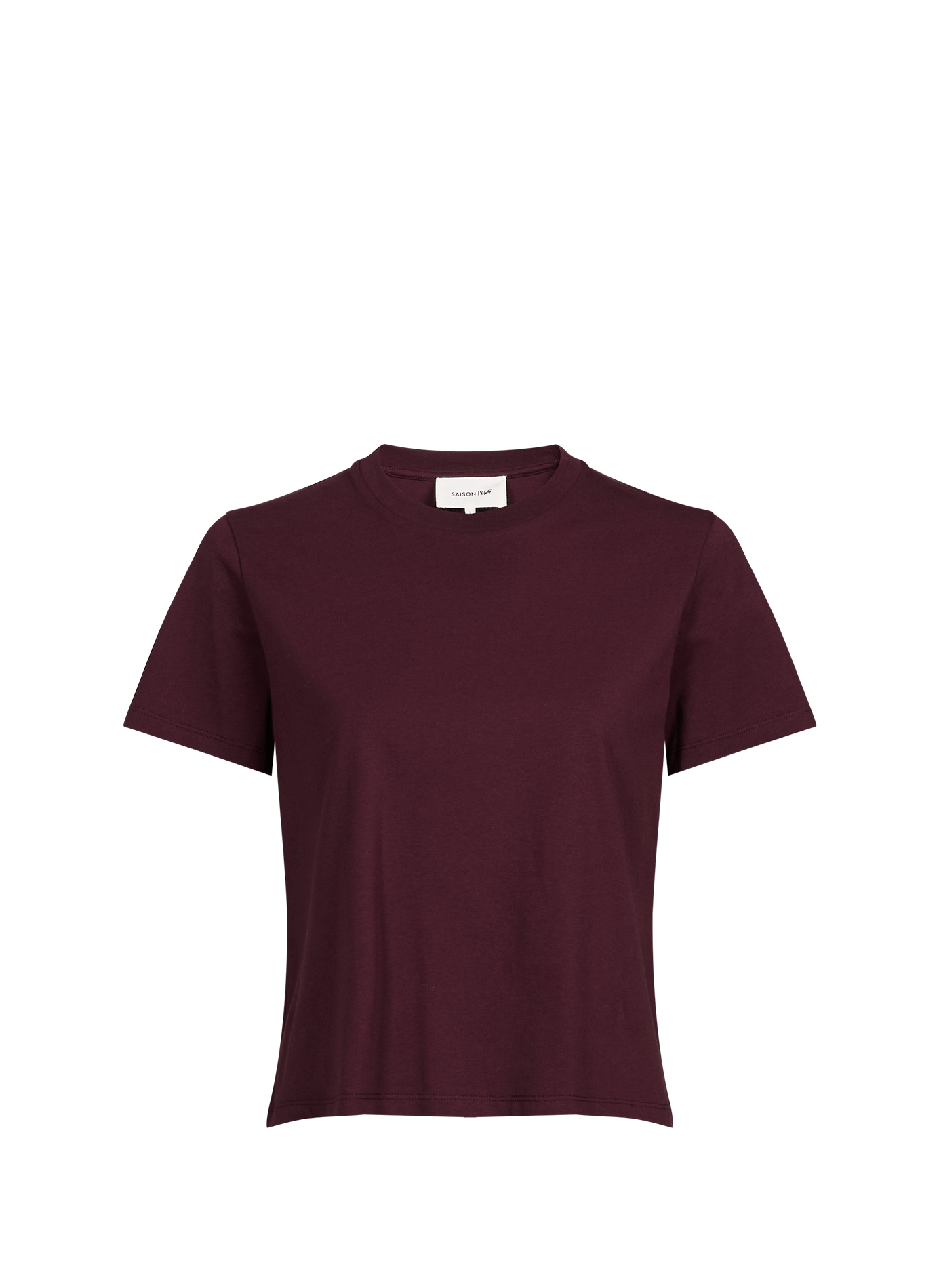 Kurzes Baumwoll-T-Shirt von Acla ACLA Bordeaux
