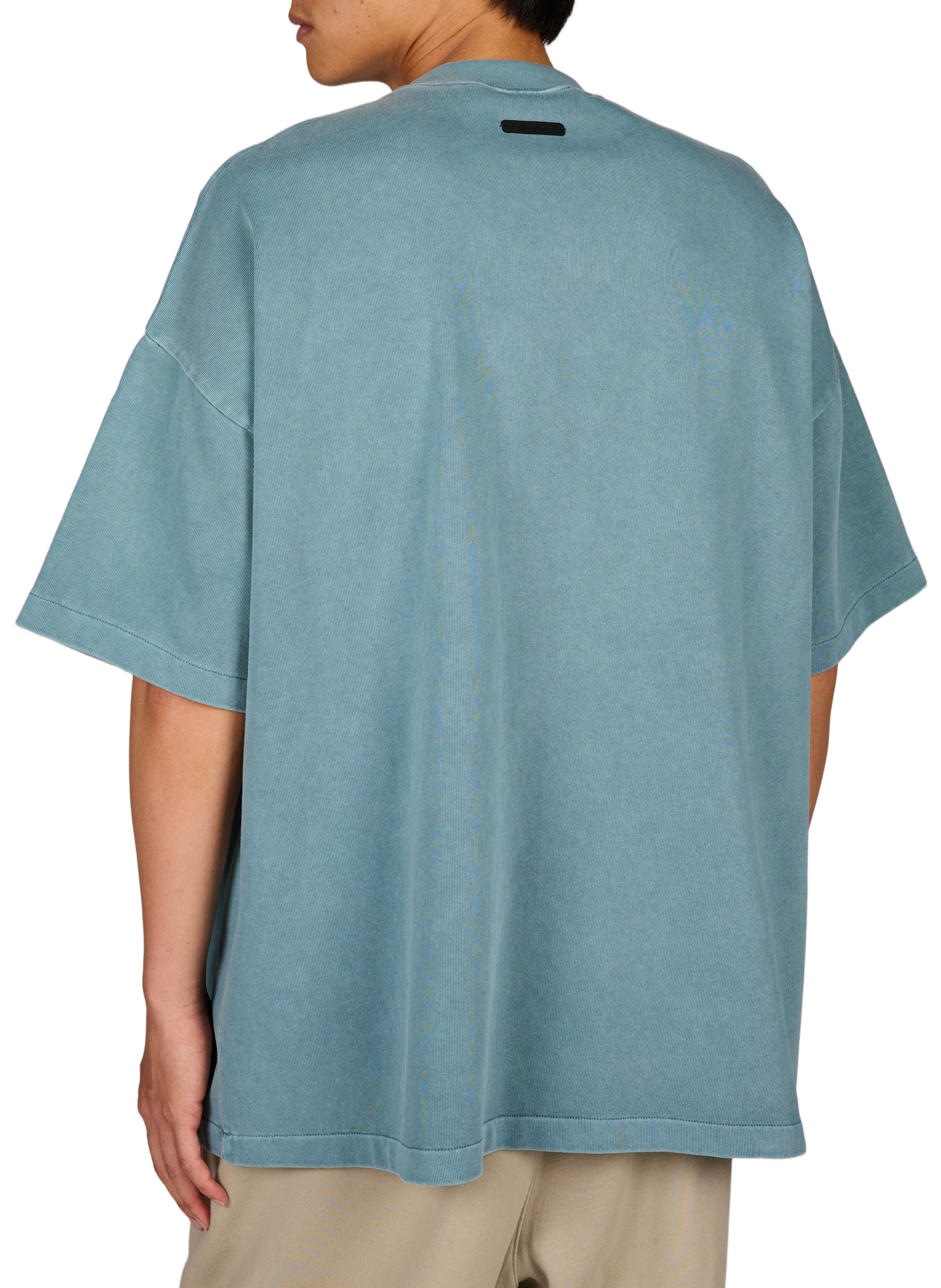 Oversized thick screen-printed t-shirt FEAR OF GOD ESSENTIALS Blue