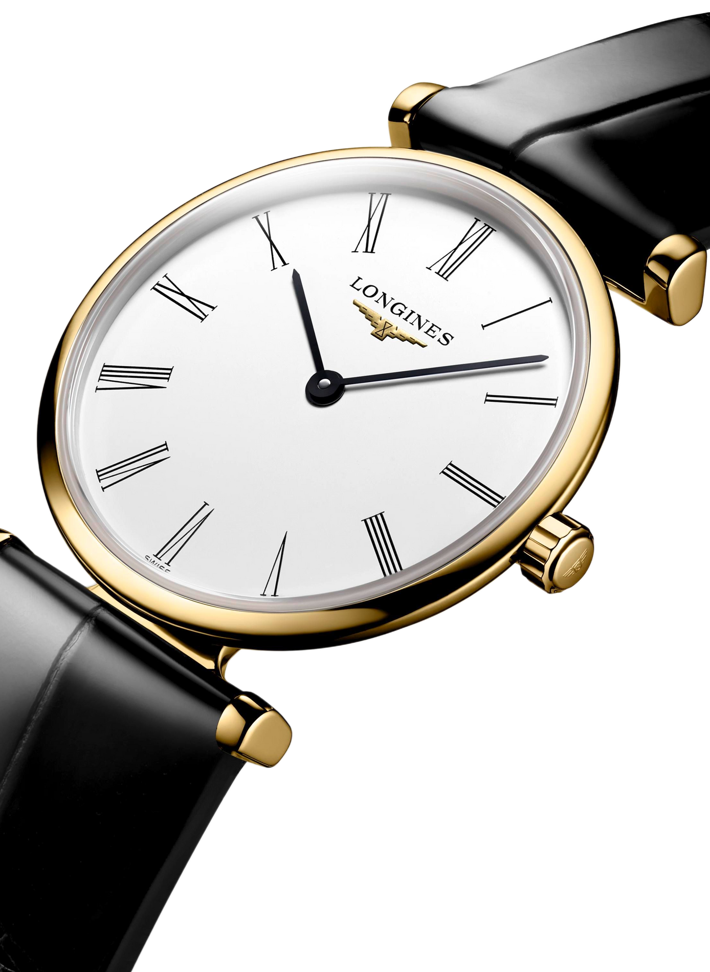 Montre quartz La Grande Classique en cuir LONGINES Blanc