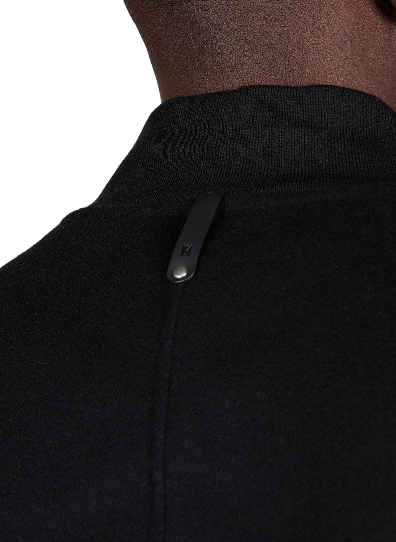 Round neck straight zip-up jacket MACKAGE Black