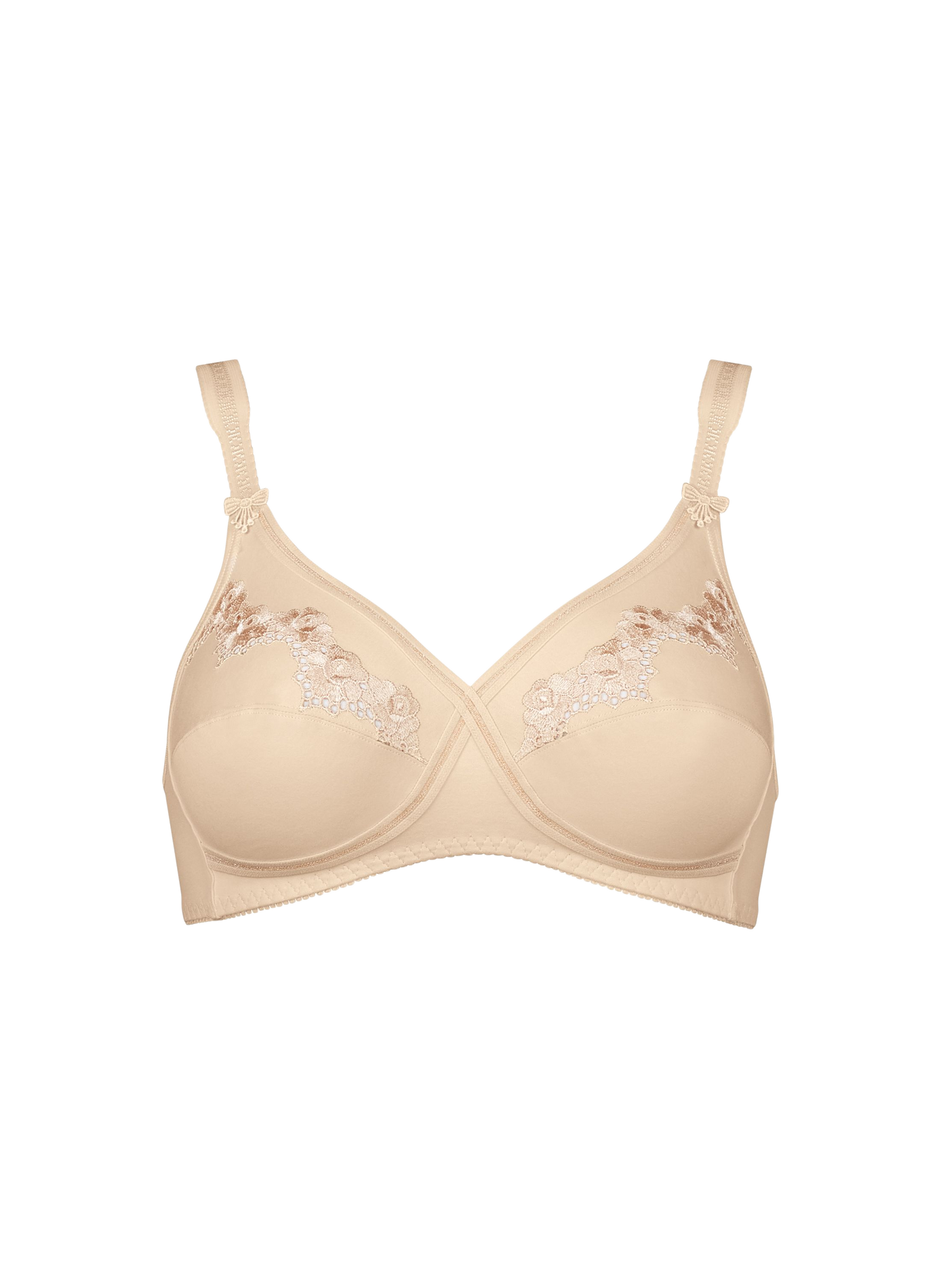 Wireless blended cotton bra TRIUMPH Beige