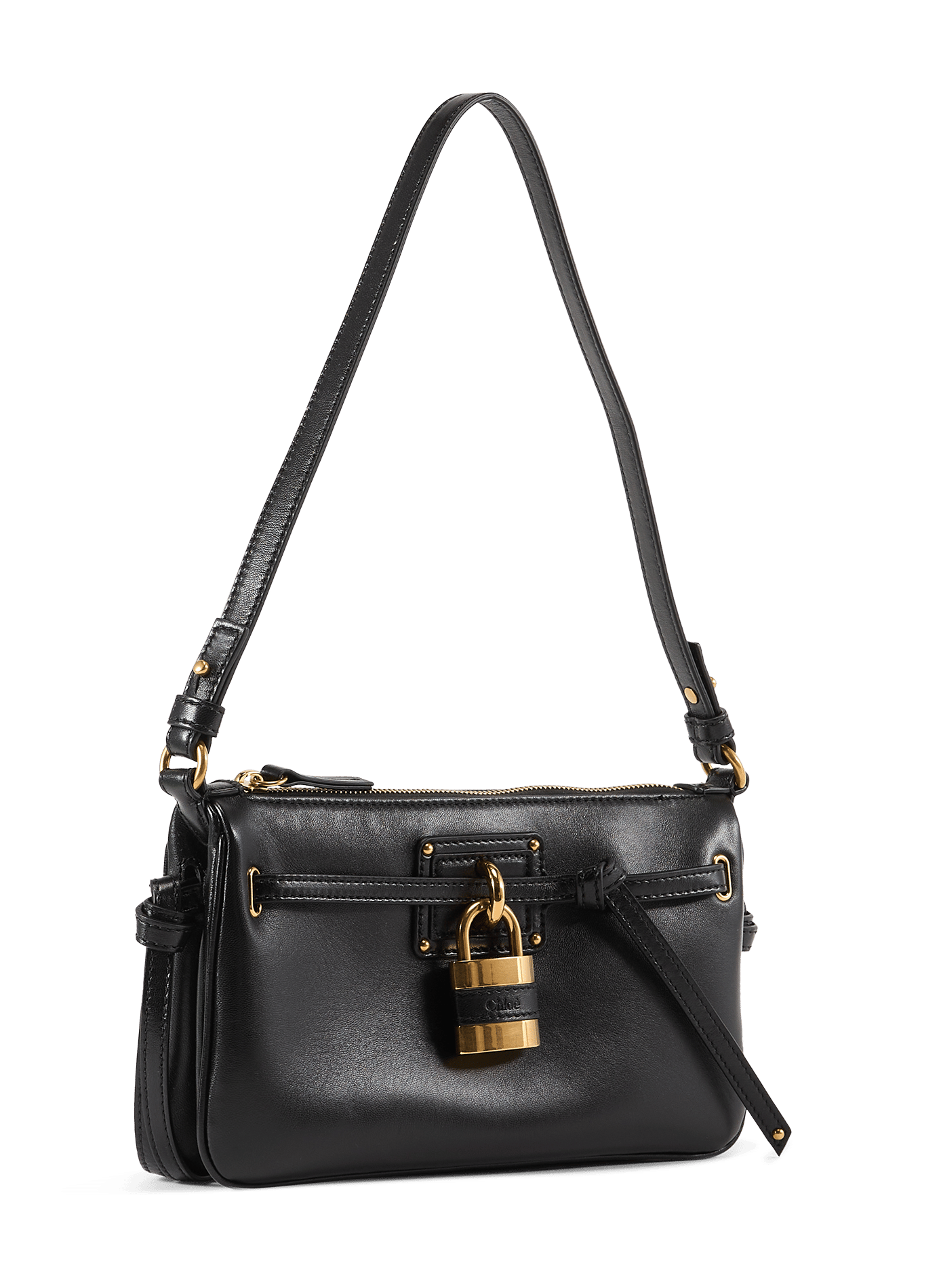 Schultertasche aus Leder CHLOÉ Schwarz