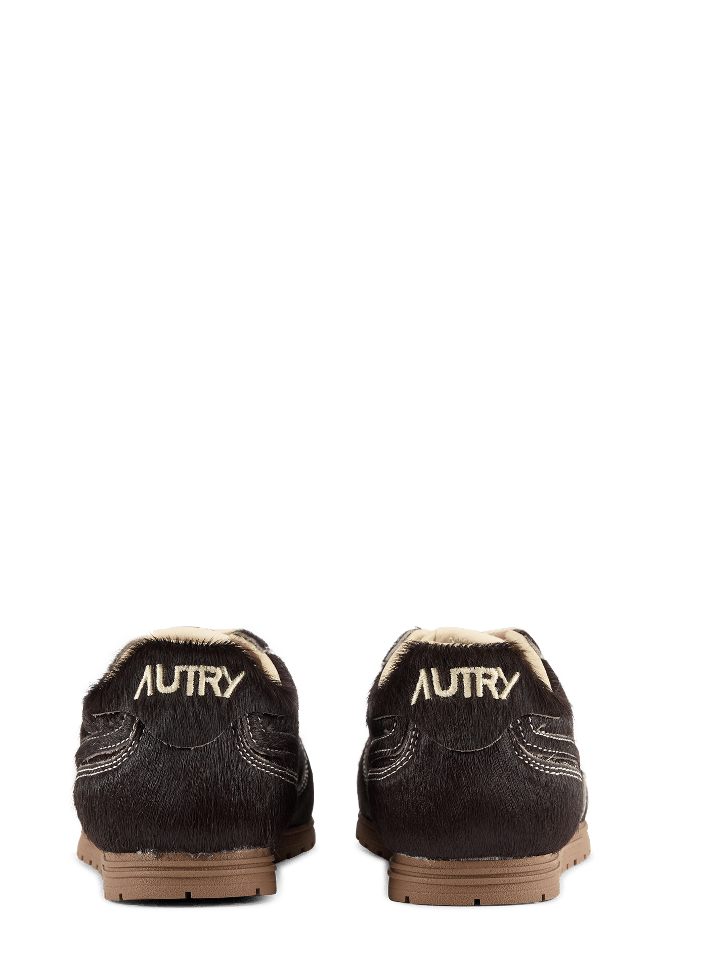 Baskets basses Windspin en cuir AUTRY Marron