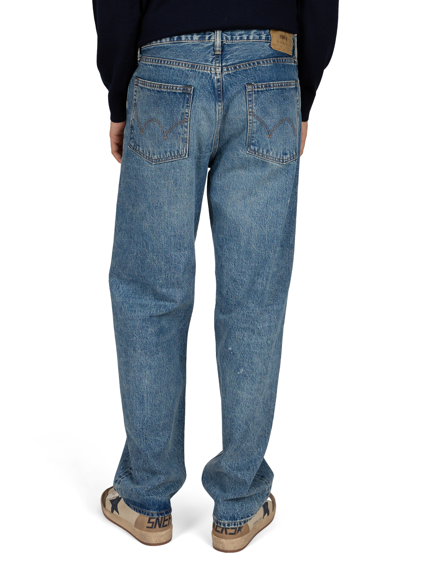 Loose fit cotton Jeans EDWIN Blue