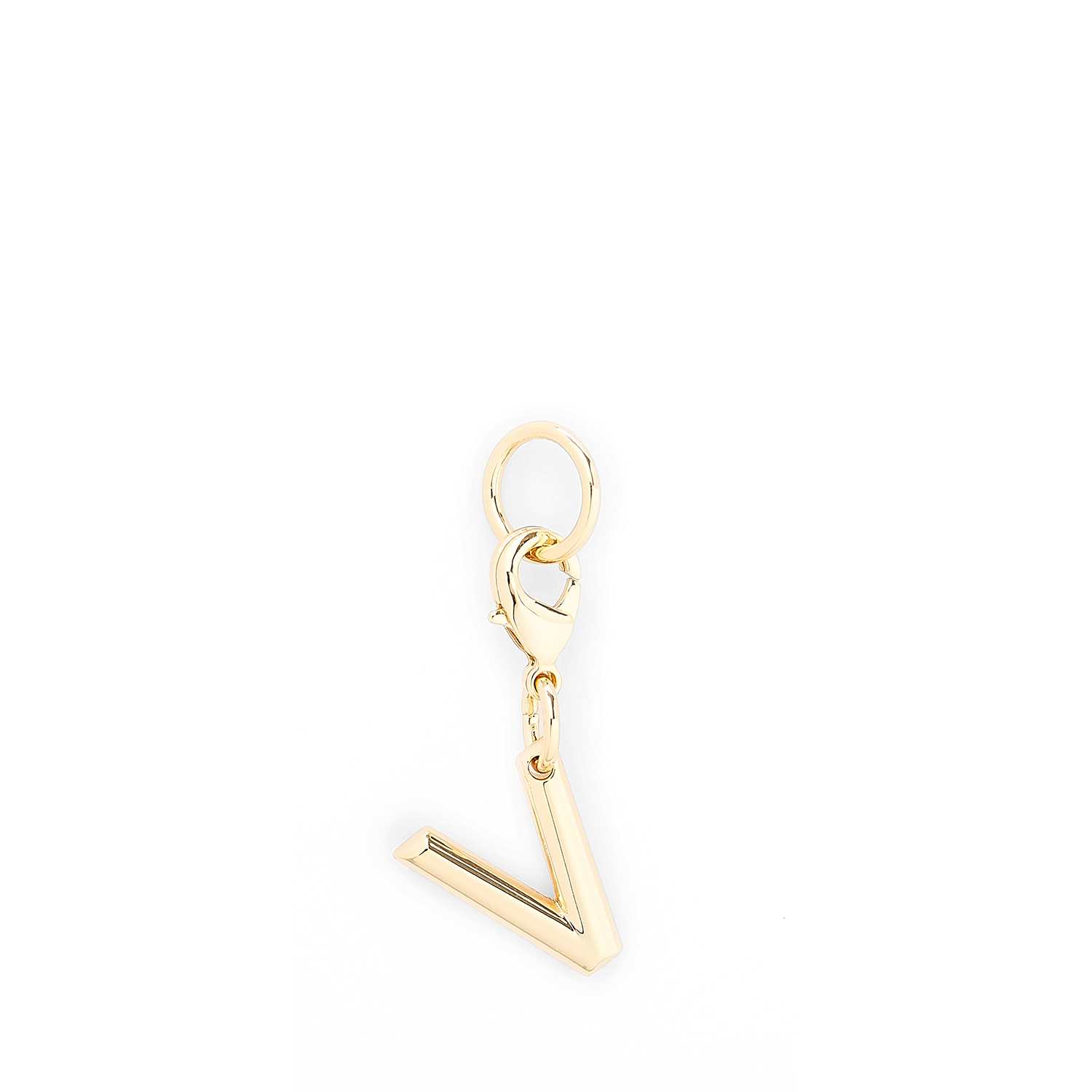 Gouden metalen Lancel-hanger — letter V. LANCEL Goud