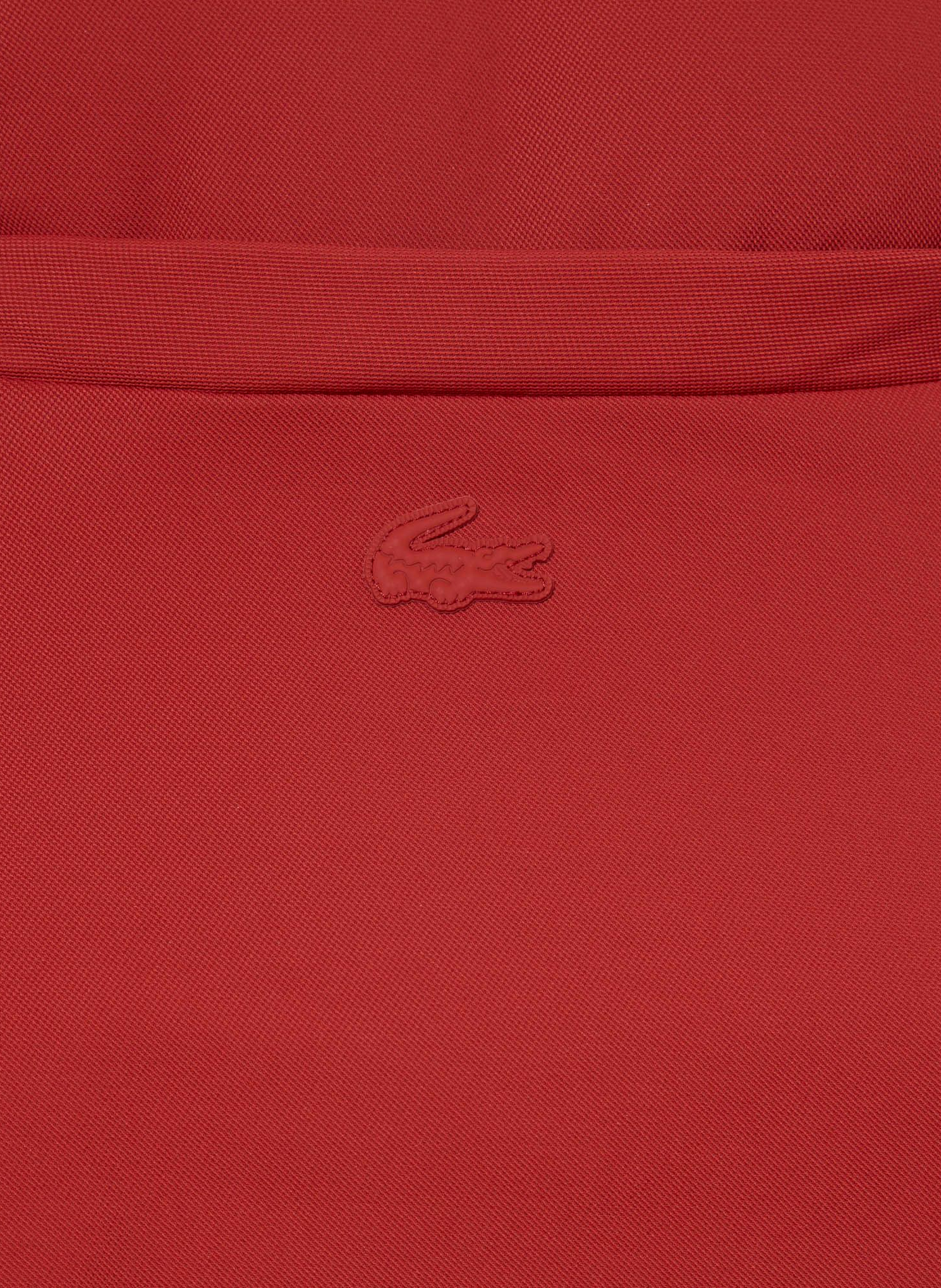 Gepolsterte Jacke mit einfarbiger Kapuze LACOSTE Rot