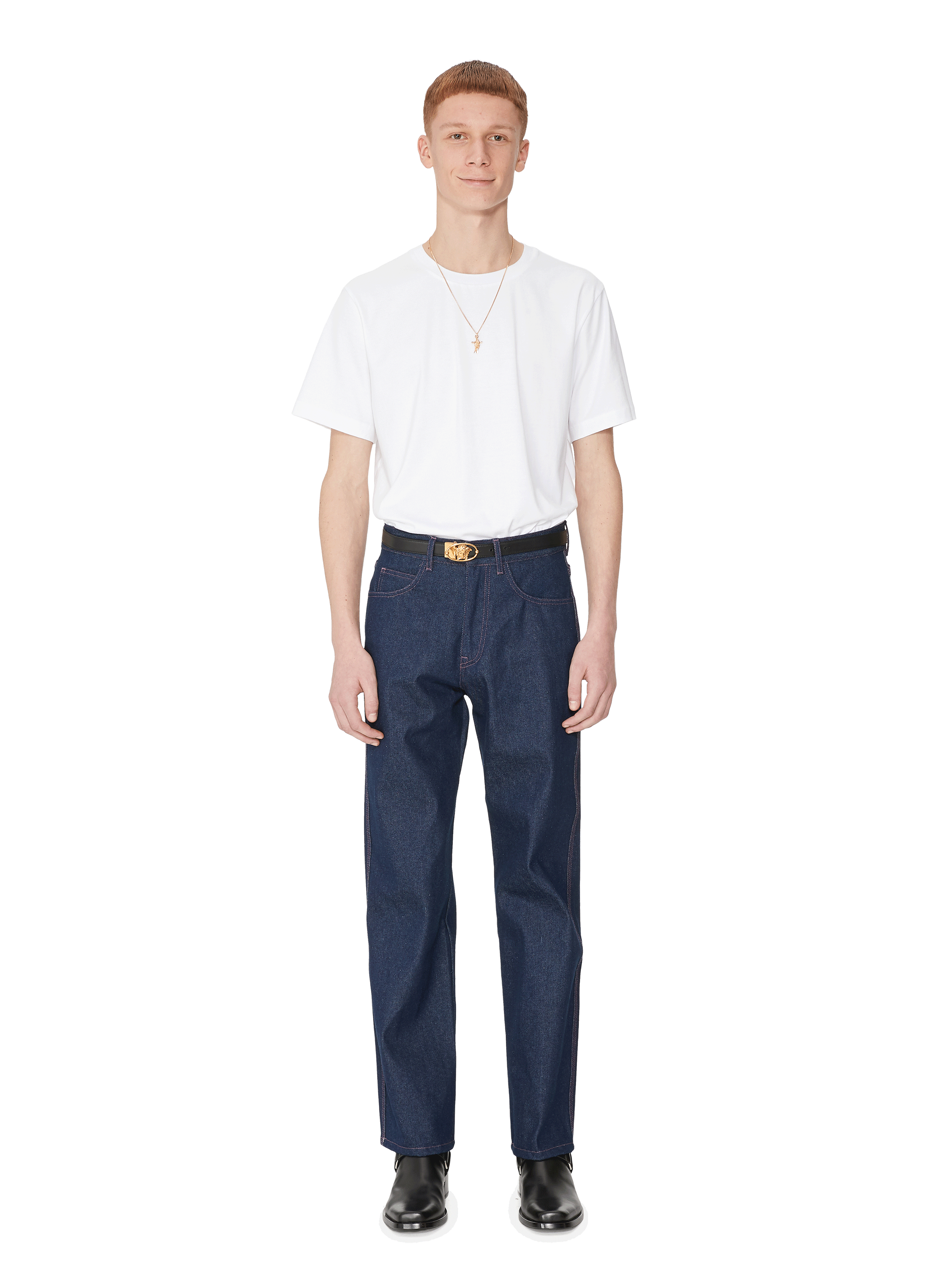 T-shirt patch in cotone THOM BROWNE Bianco