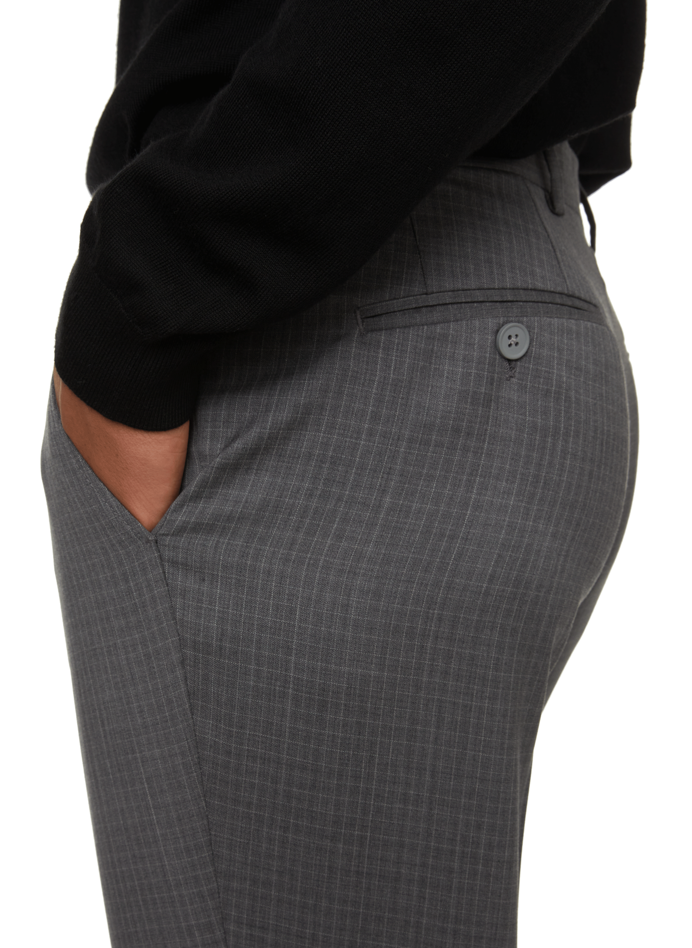 Wool check suit trousers SAISON 1865 Multicolour