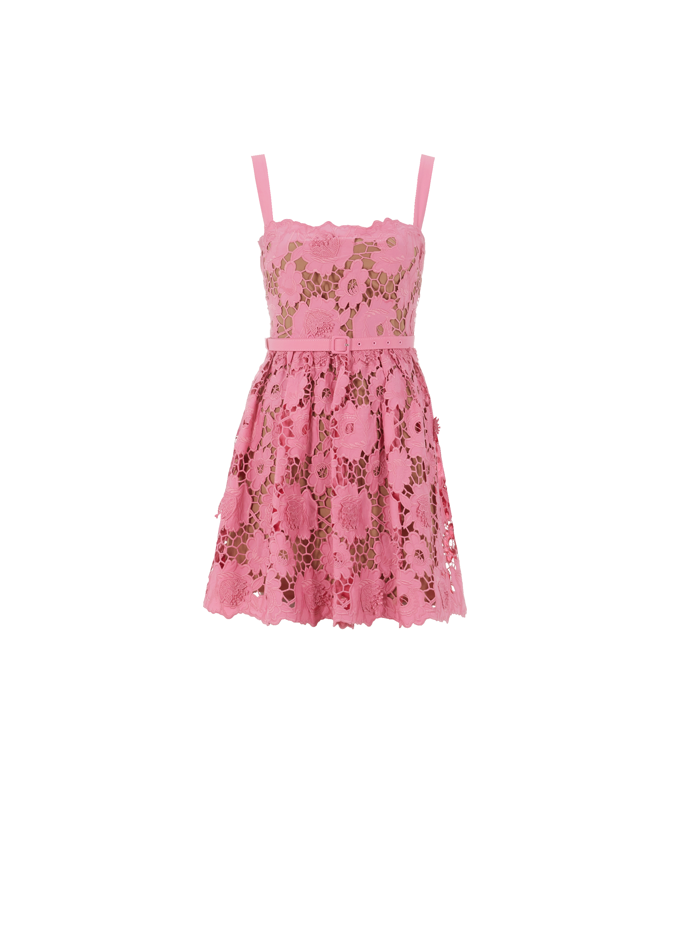 Robe en guipure de coton