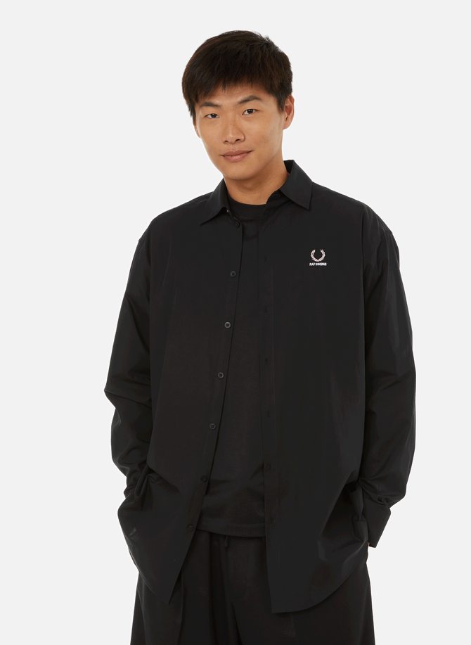 X Raf Simons - FRED PERRY oversized shirt